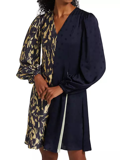 Embroidered Trim Abstract Jacquard Robe Jacket - Women - Ready-to-Wear