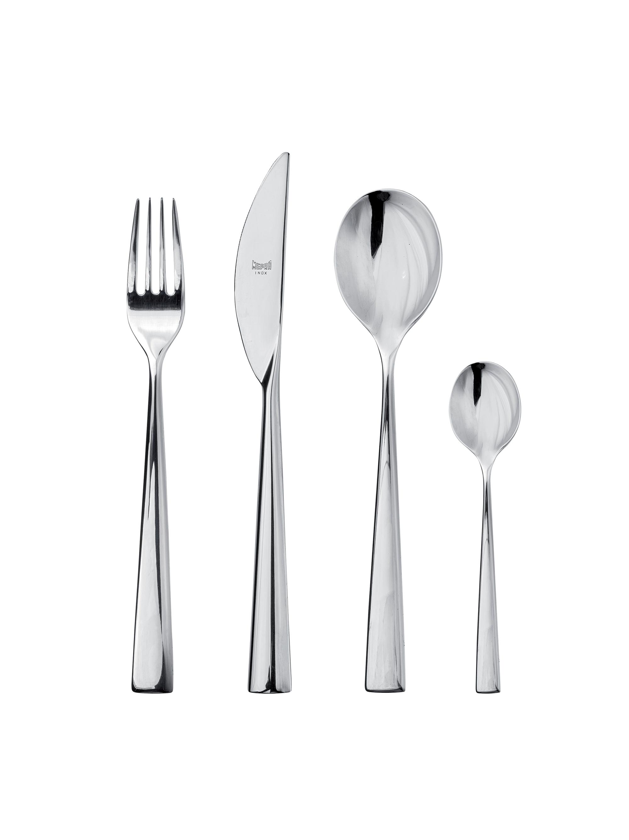 Mepra Energia 24-Piece Flatware Set - Silver
