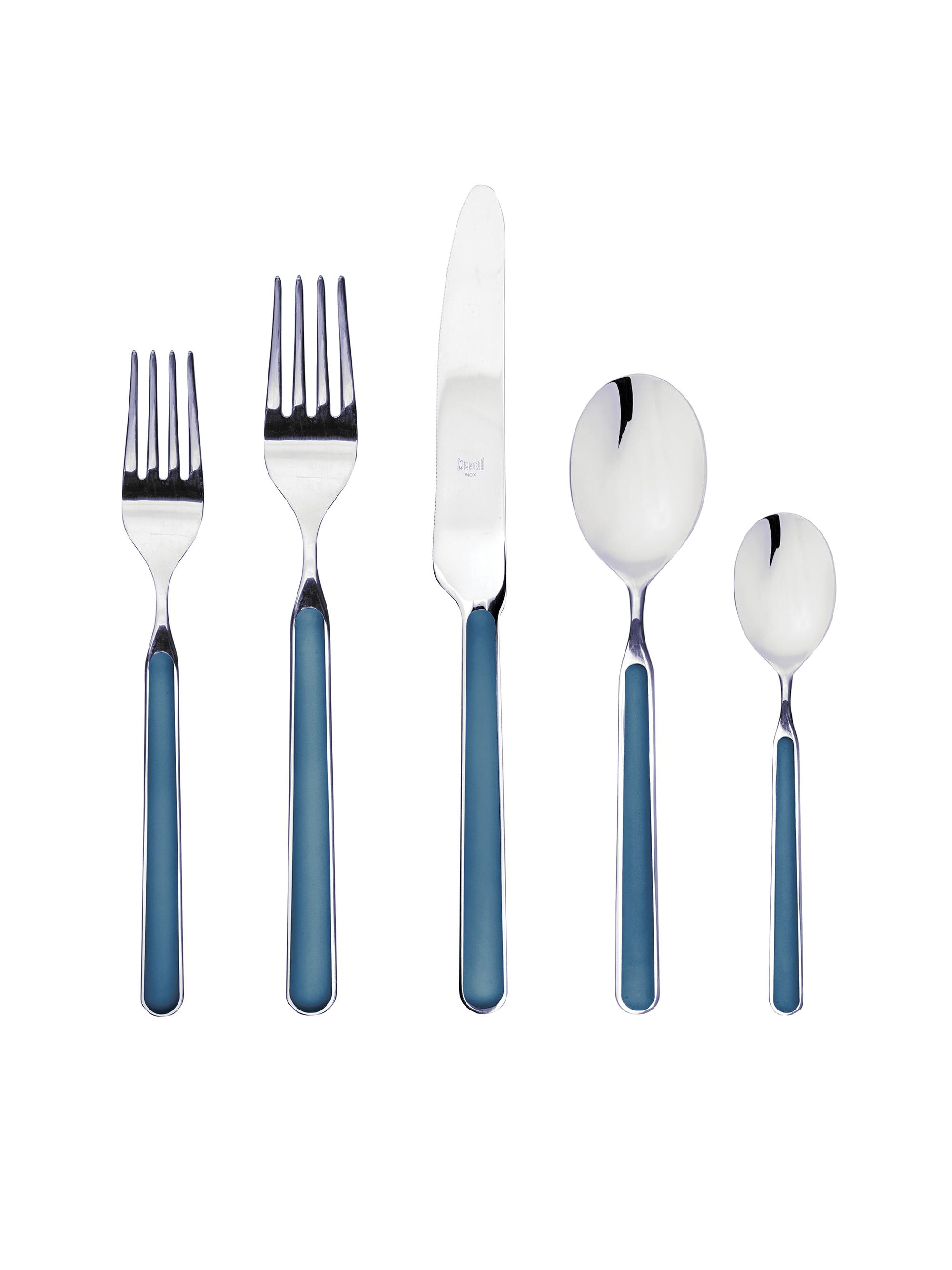 Mepra Fantasia 5-Piece Flatware Set - Blue