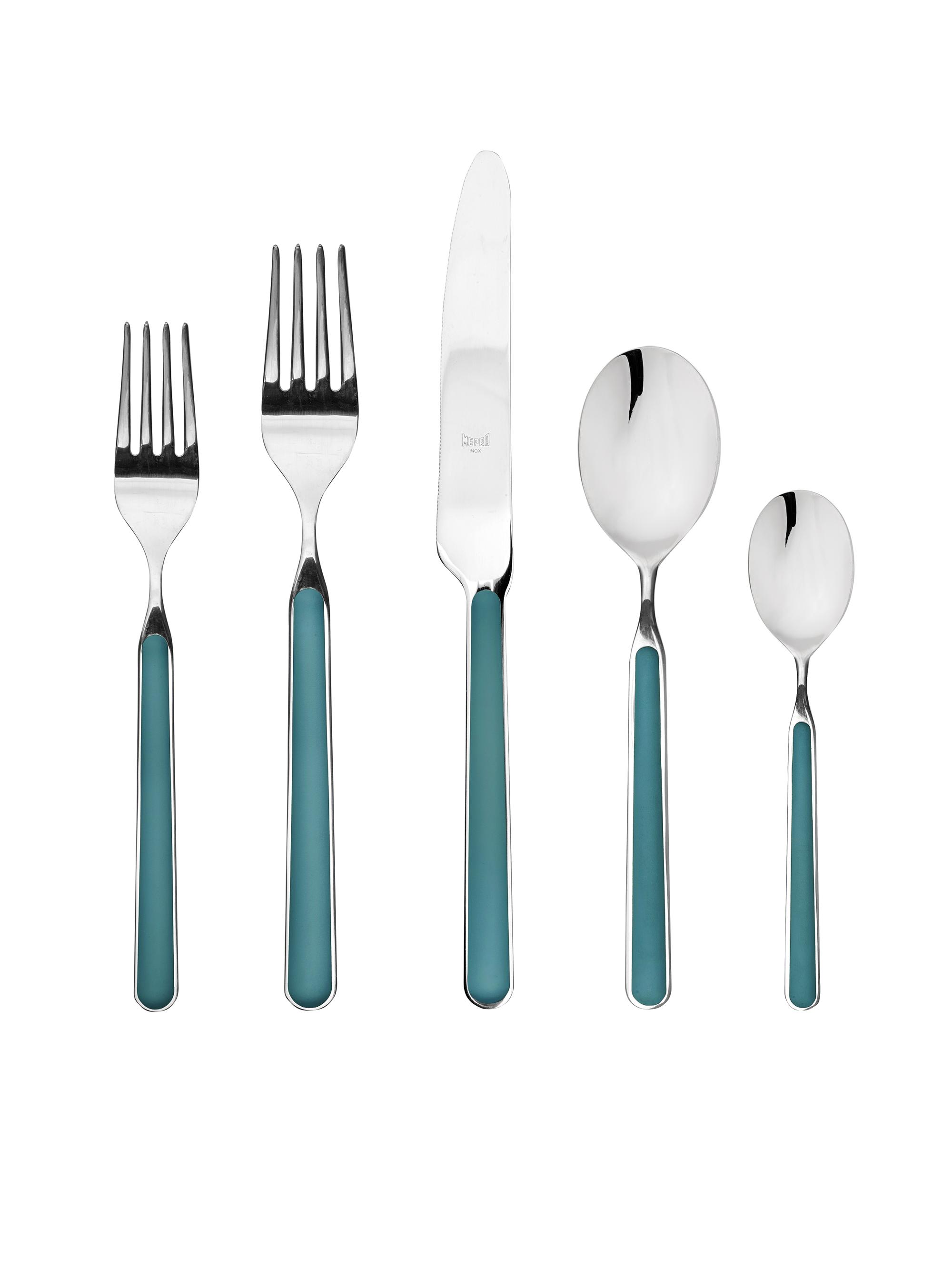 Mepra Fantasia 5-Piece Flatware Set - Blue
