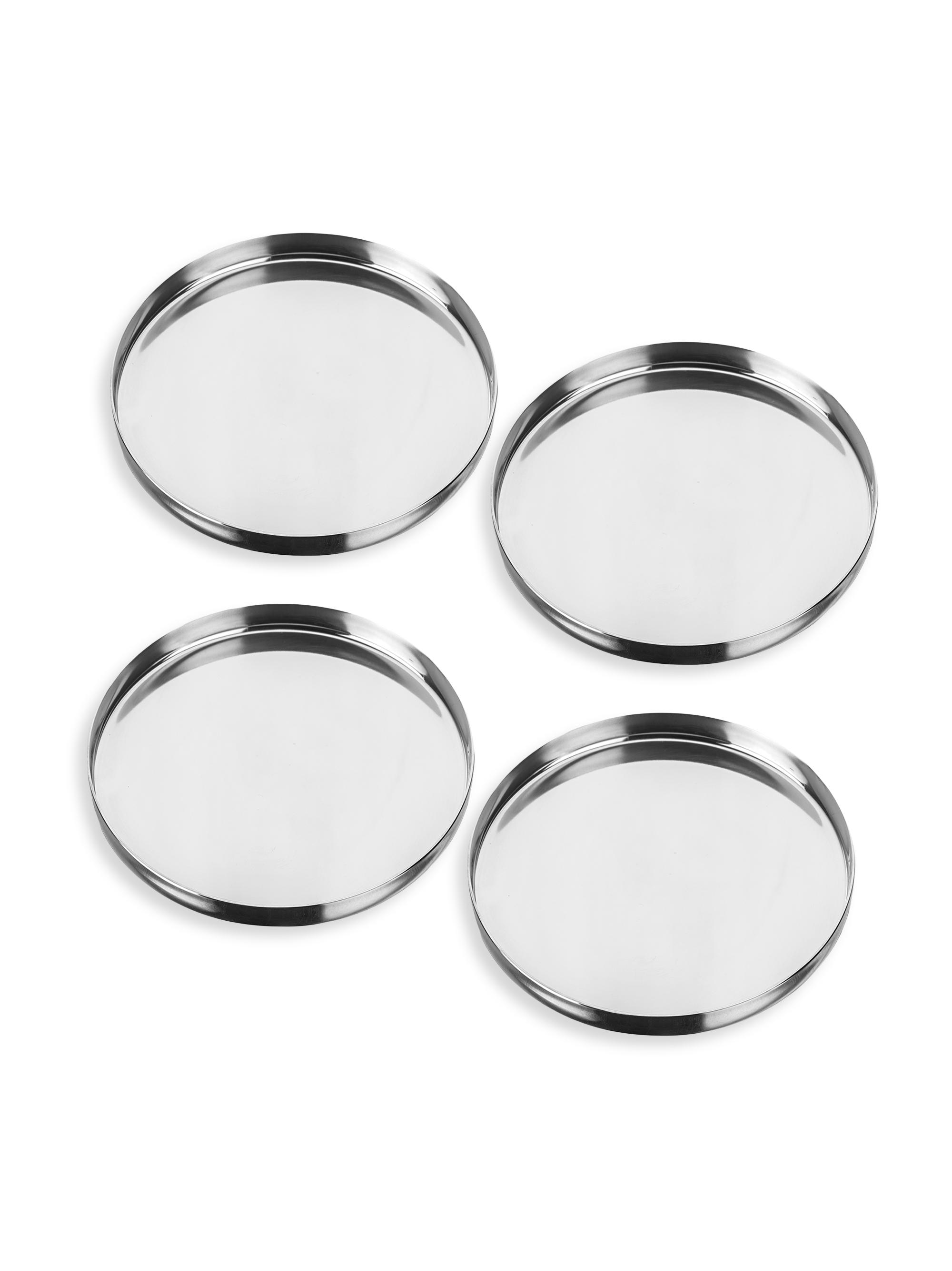 Mepra Stile 4-Piece Stainless Steel Coaster Set - Stainless Steel