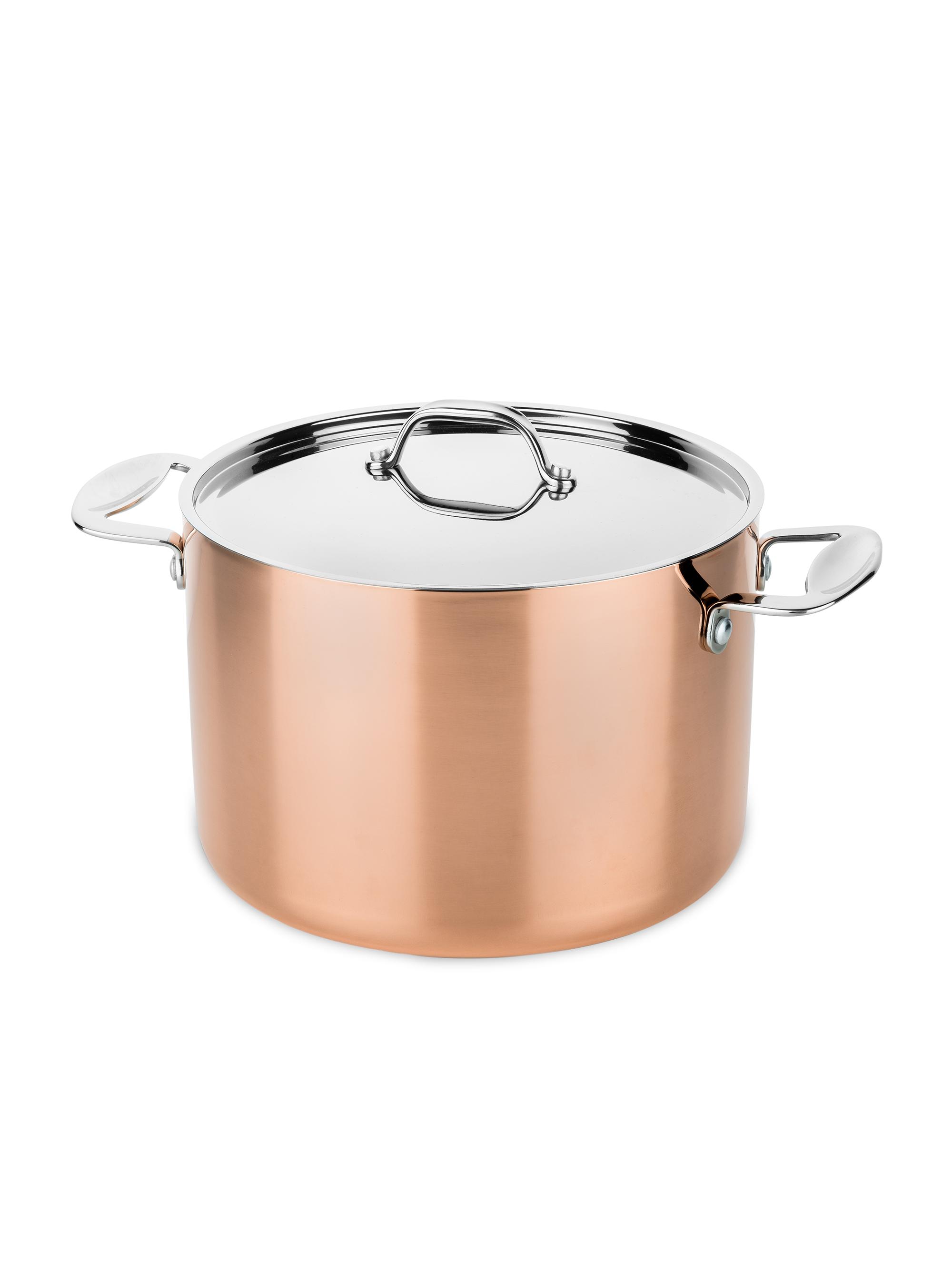 Mepra Toscana Copper Deep Pot & Lid - Copper