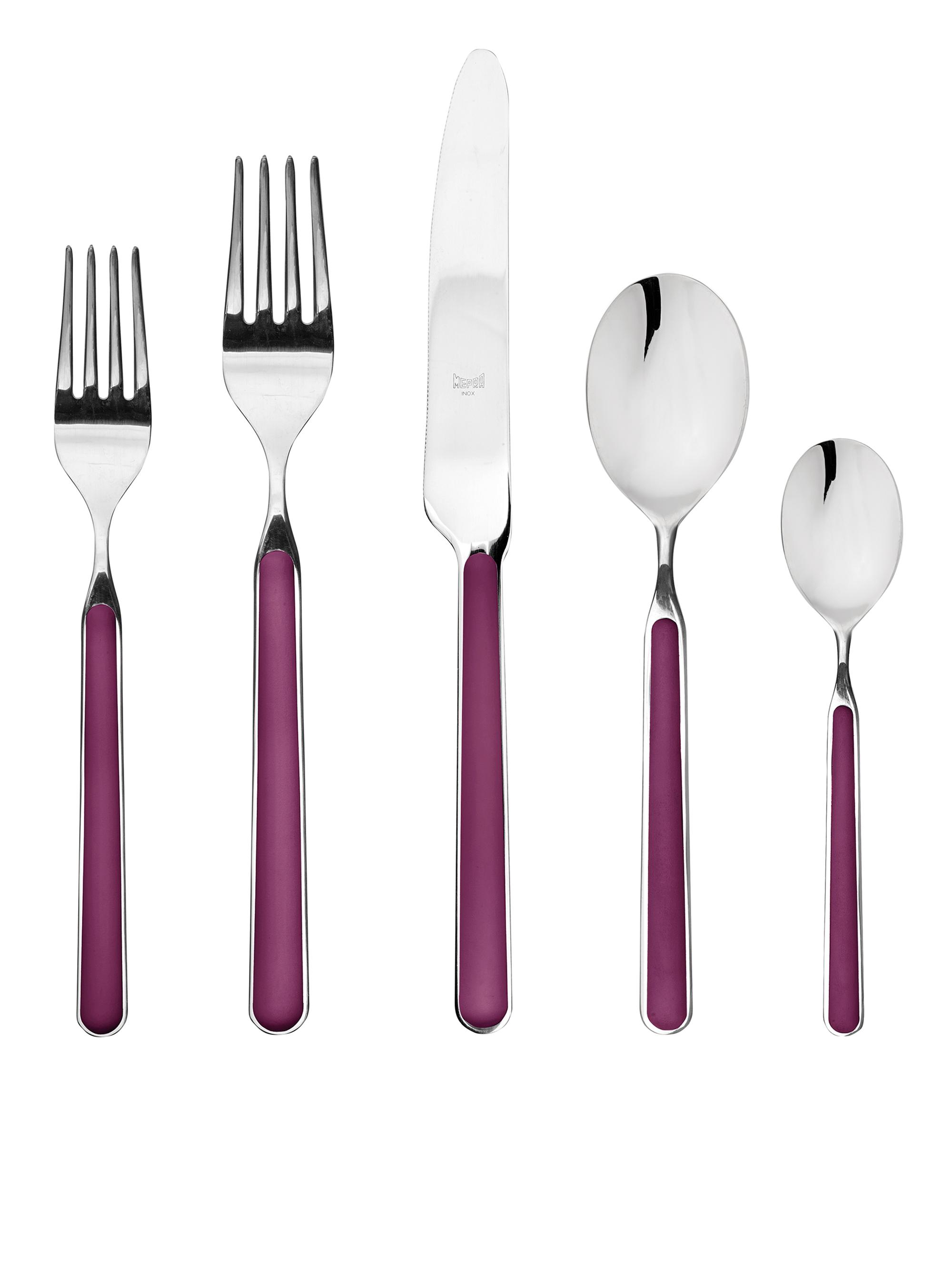 Mepra Fantasia 5-Piece Flatware Set - Purple