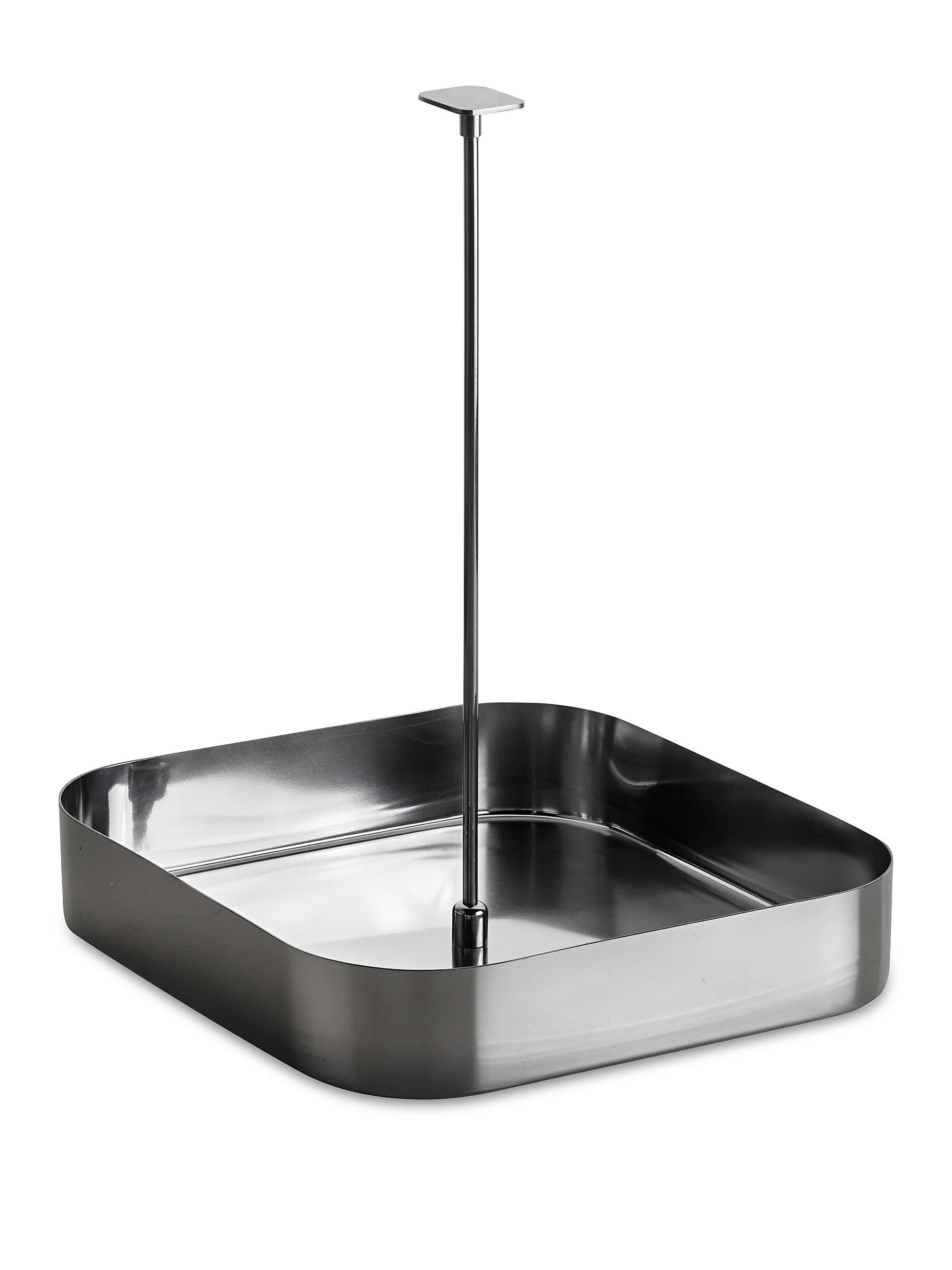 Mepra Stainless Steel Square Bottle Basket - Silver