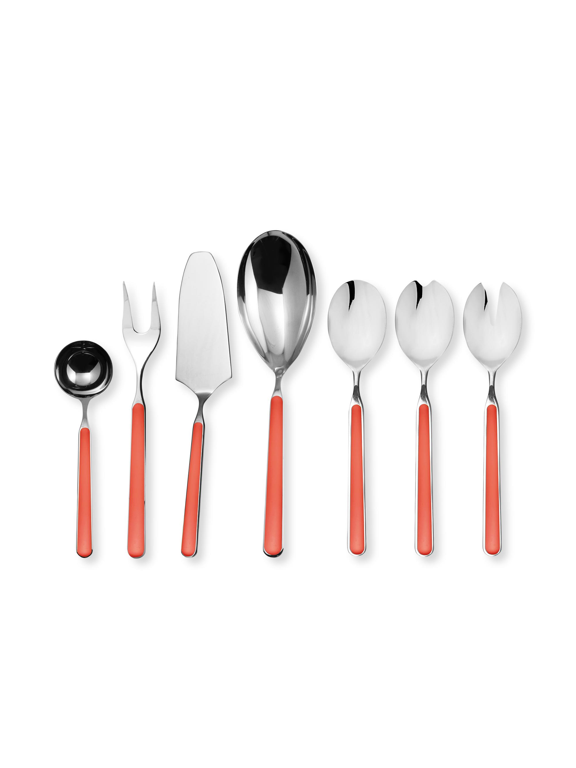 Mepra Fantasia 7-Piece Serving Set - Red