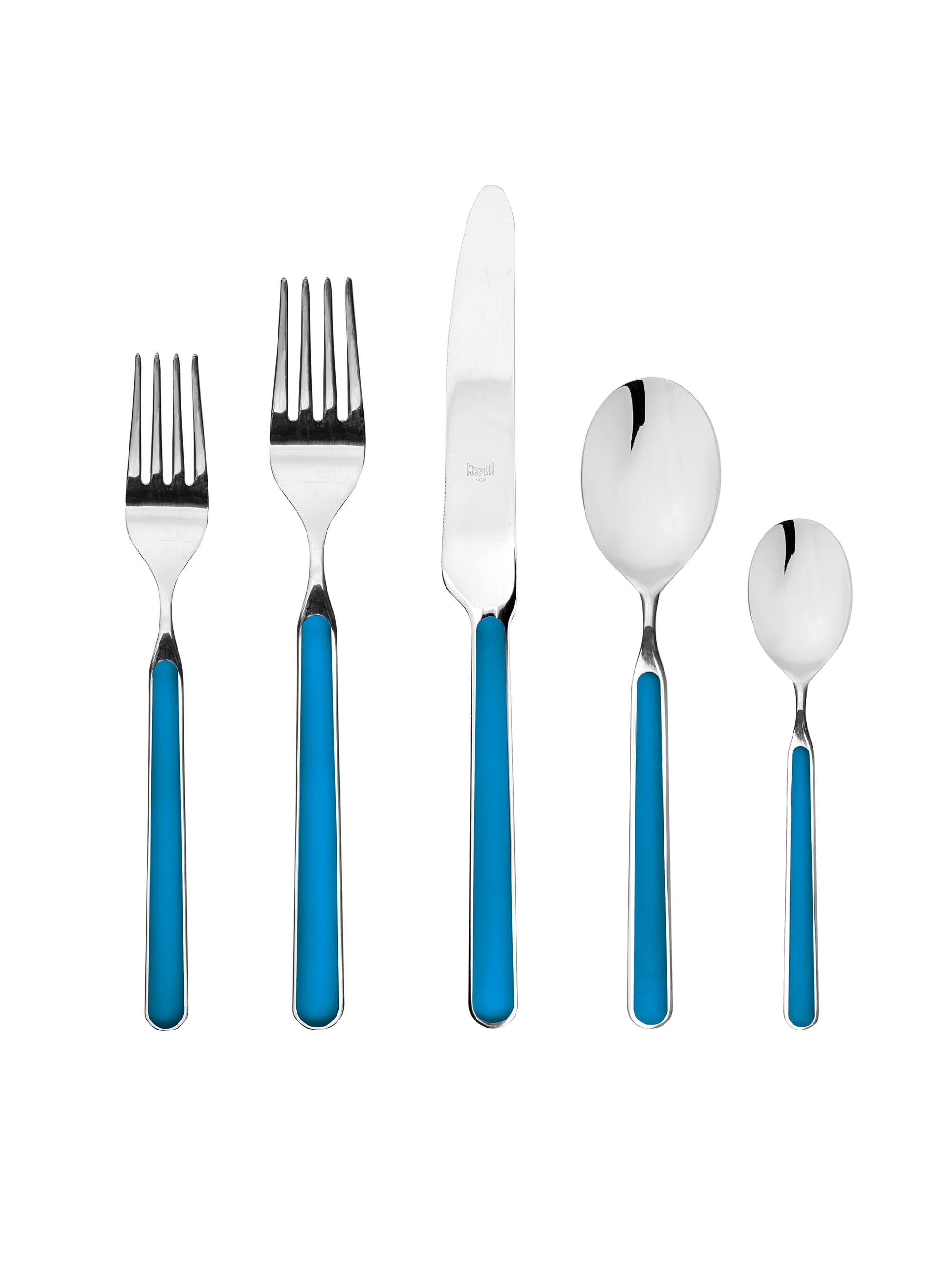 Mepra Fantasia 5-Piece Flatware Set - Blue