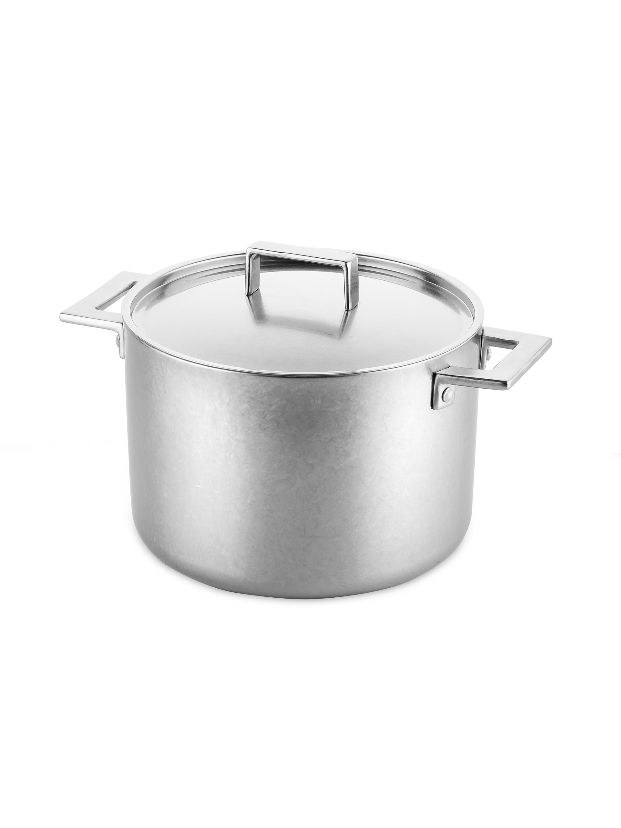Mepra Attiva Stainless Steel Deep Pot & Lid - Stainless Steel