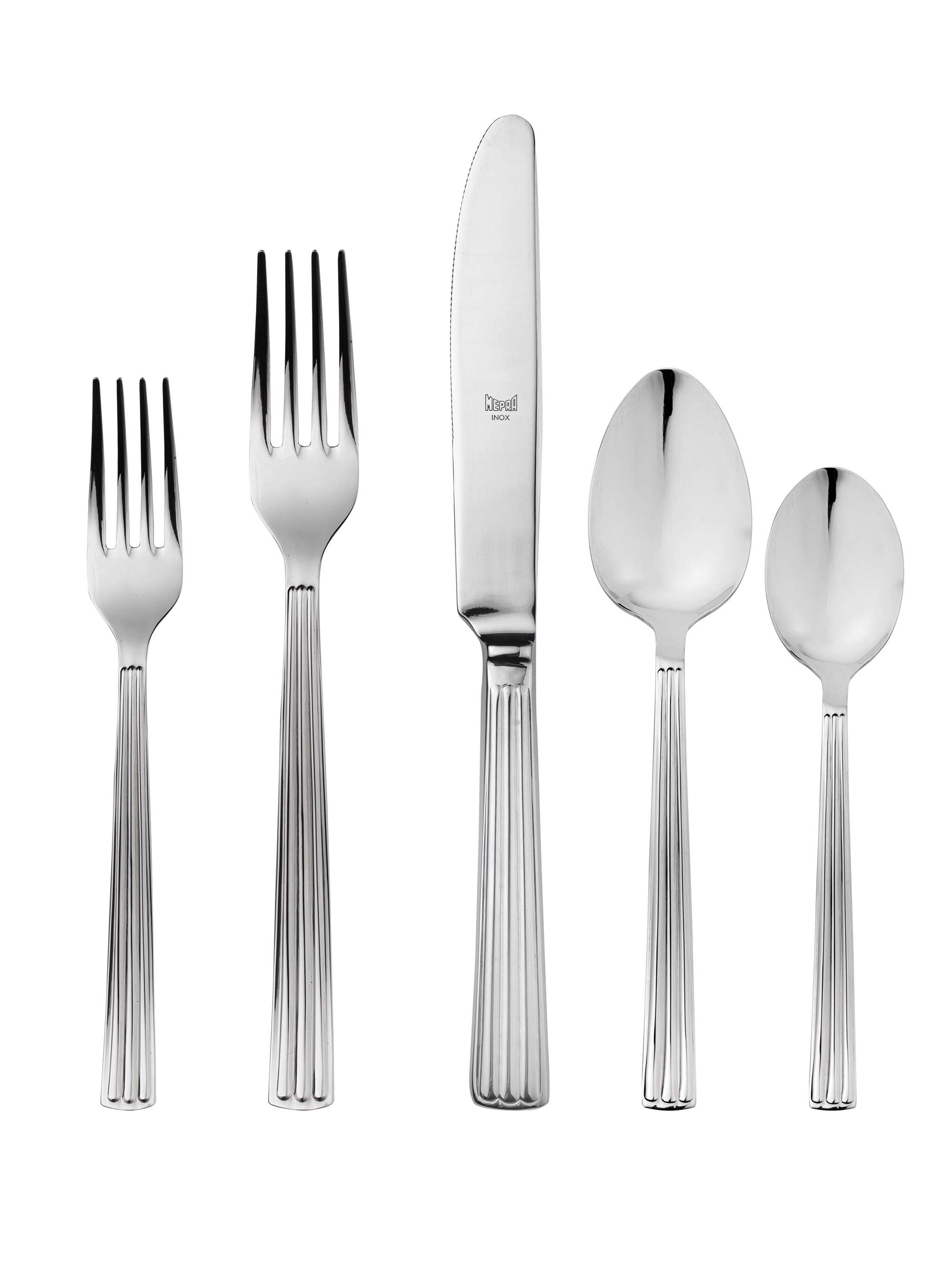 Mepra Sole 5-Piece Flatware Set - Stainless Steel