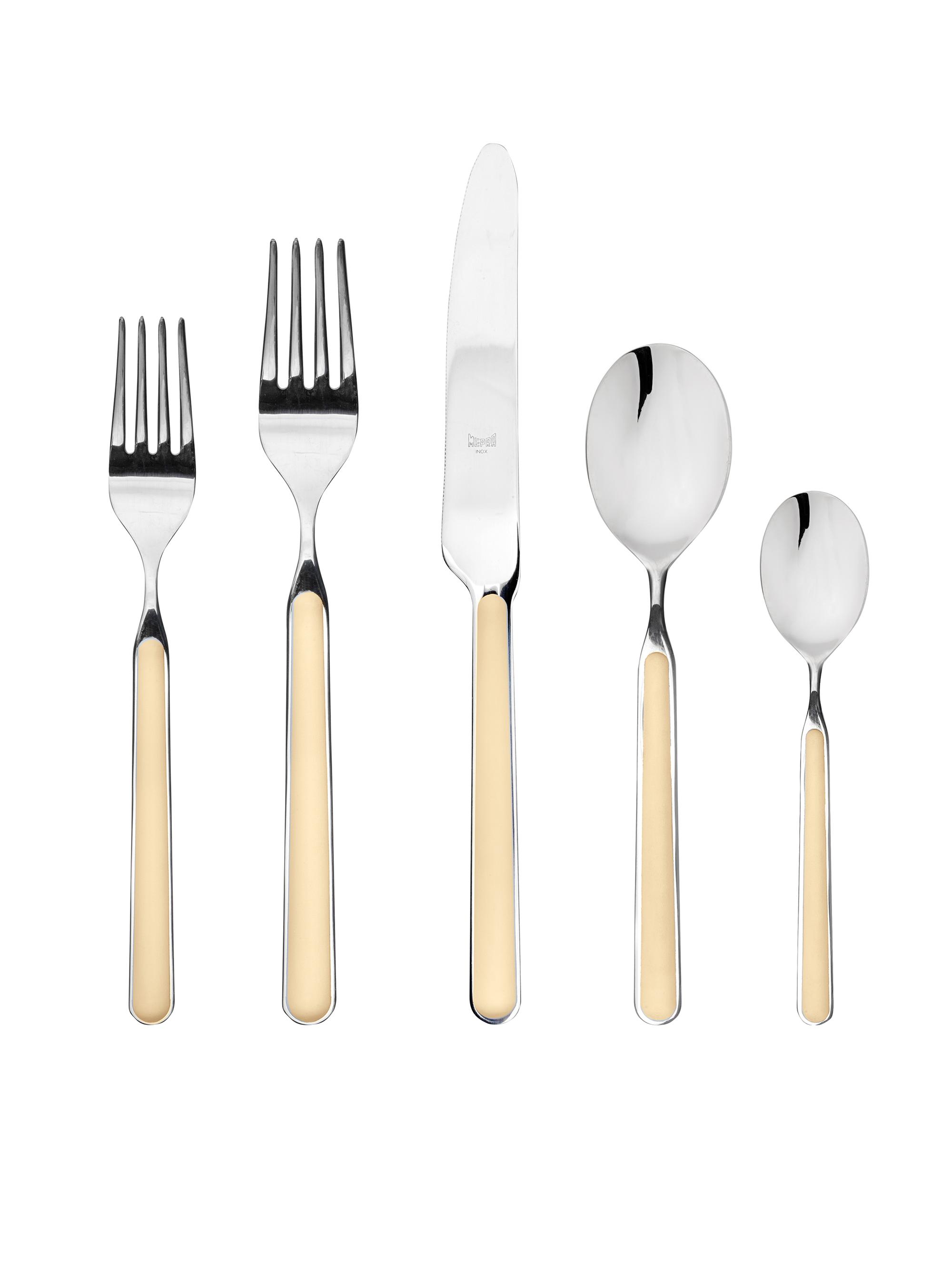 Mepra Fantasia 5-Piece Flatware Set - White