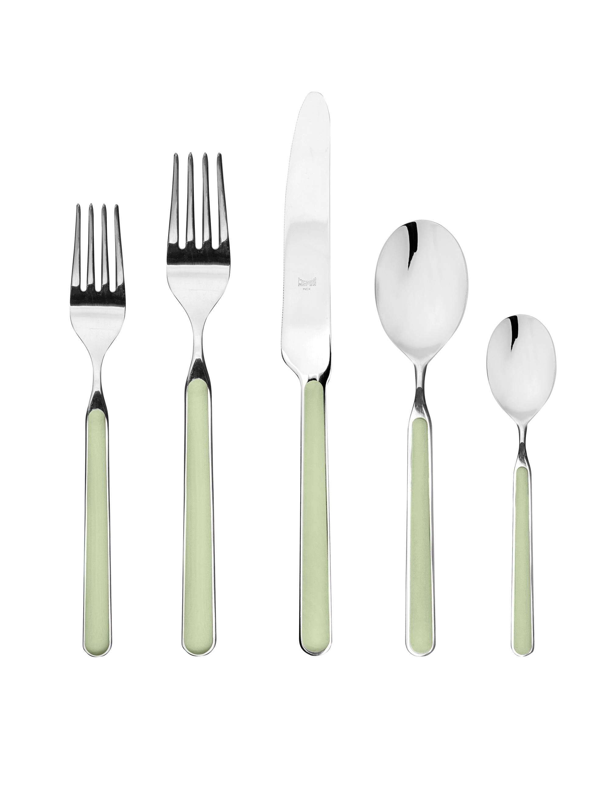 Mepra Fantasia 5-Piece Flatware Set - Green