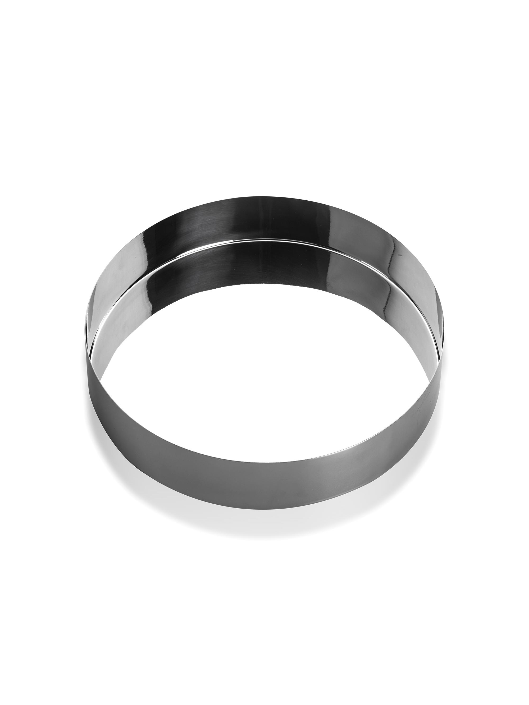 Mepra Stile Round Stainless Steel Tray - Stainless Steel