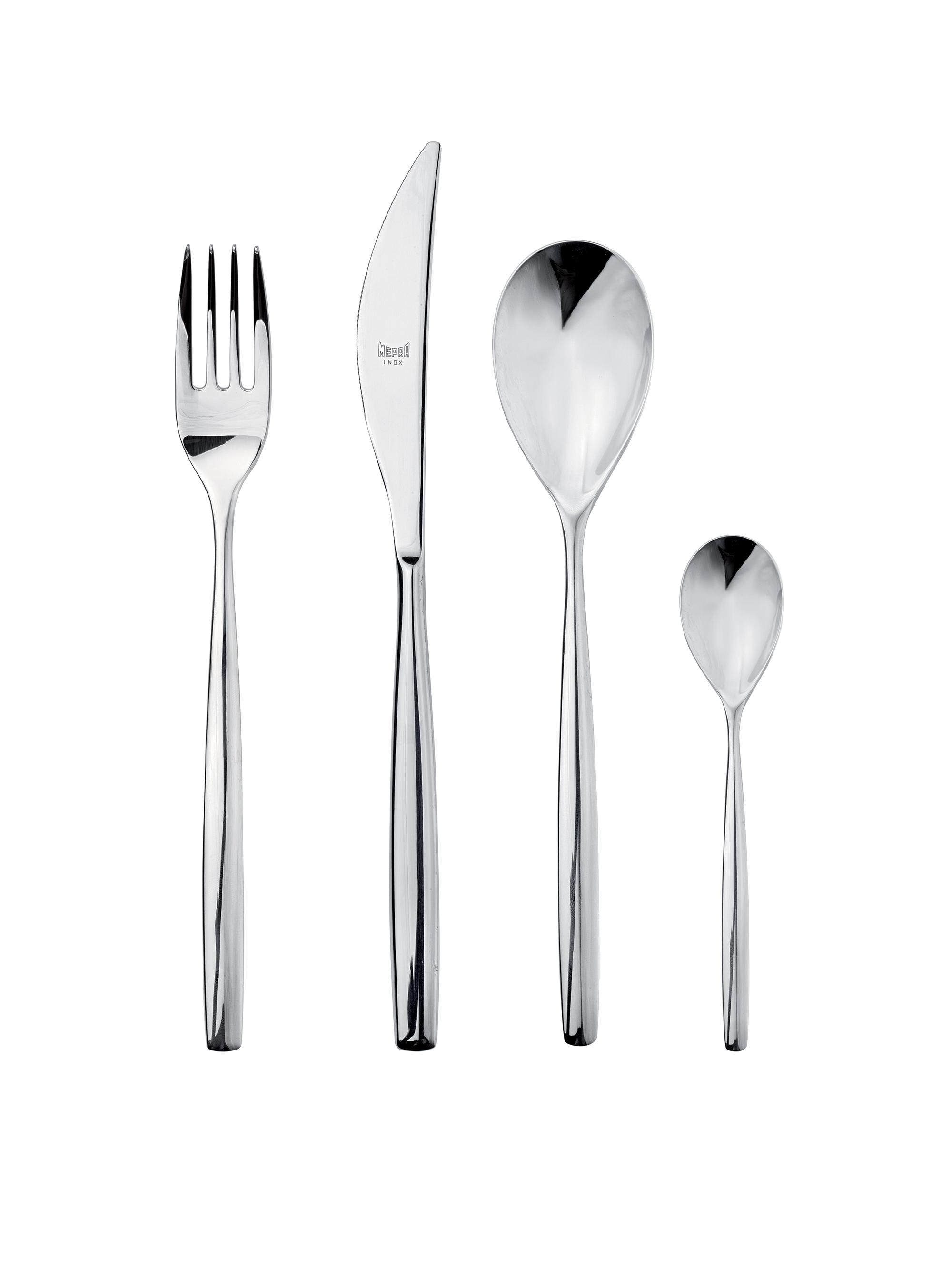 Mepra Stiria 24-Piece Cutlery Set - Silver