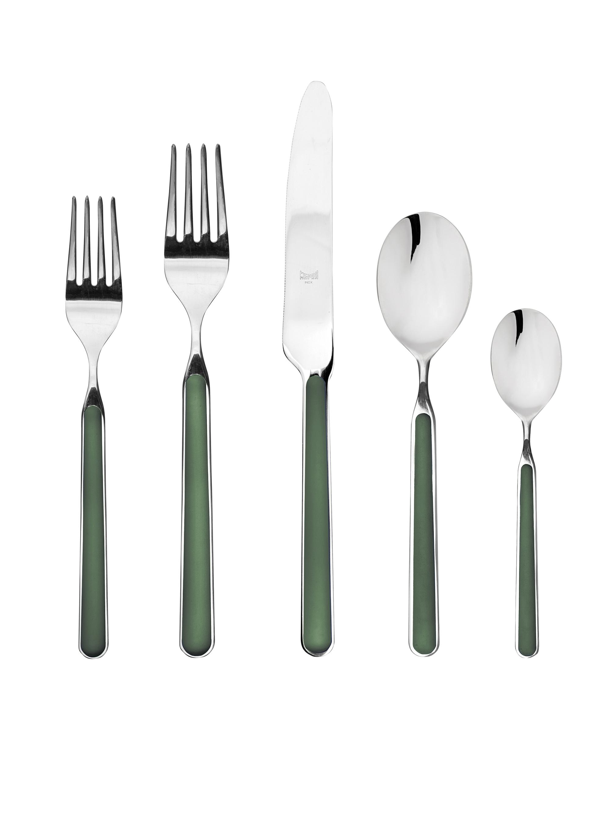 Mepra Fantasia 5-Piece Flatware Set - Green