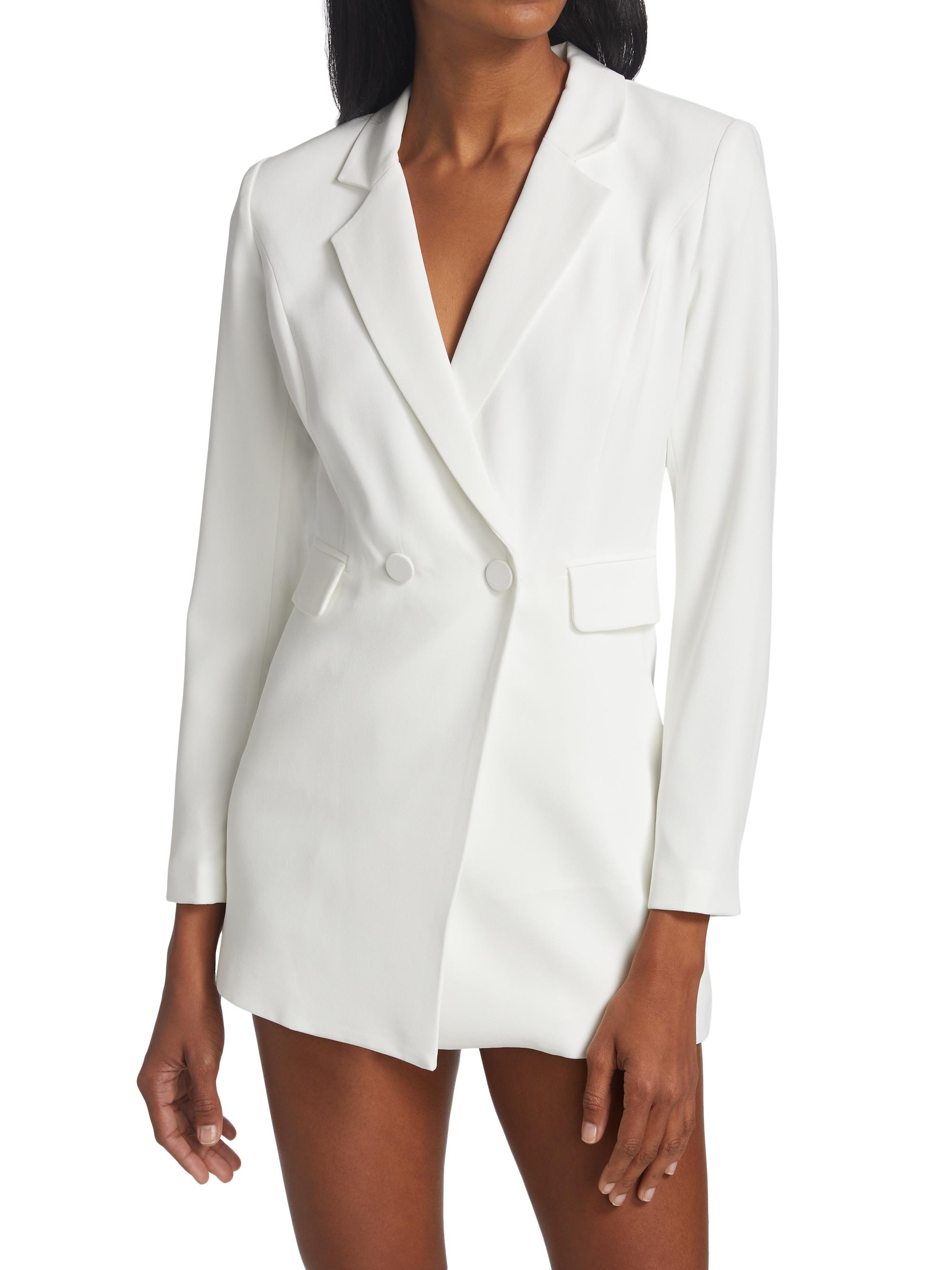 ALICE + OLIVIA Carina Blazer Romper | Saks Fifth Avenue