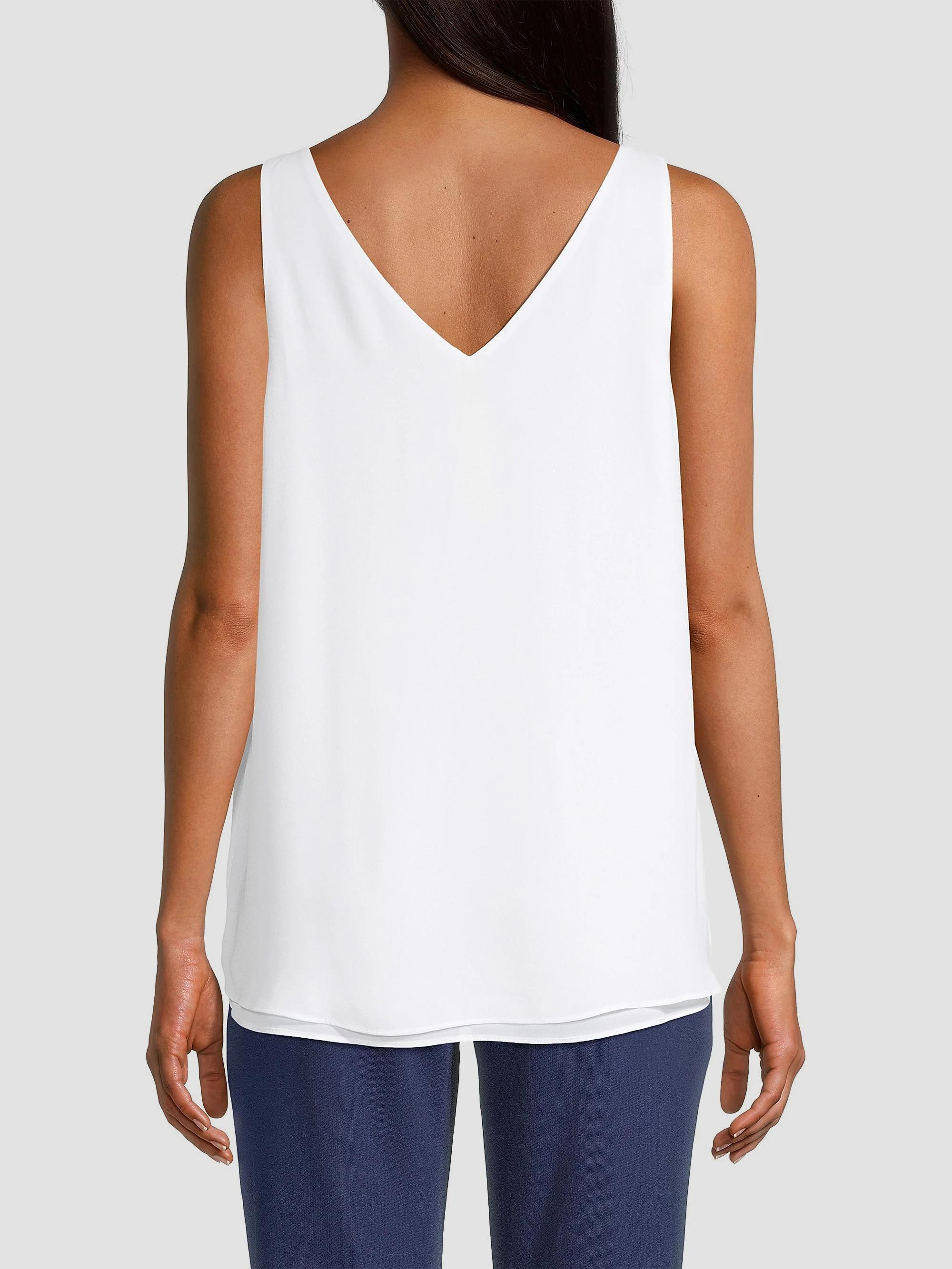 Lilly Pulitzer Women's Florin Sleeveless V-Neck Tank Top - Reversible Woven Polyester, Bra-Friendly