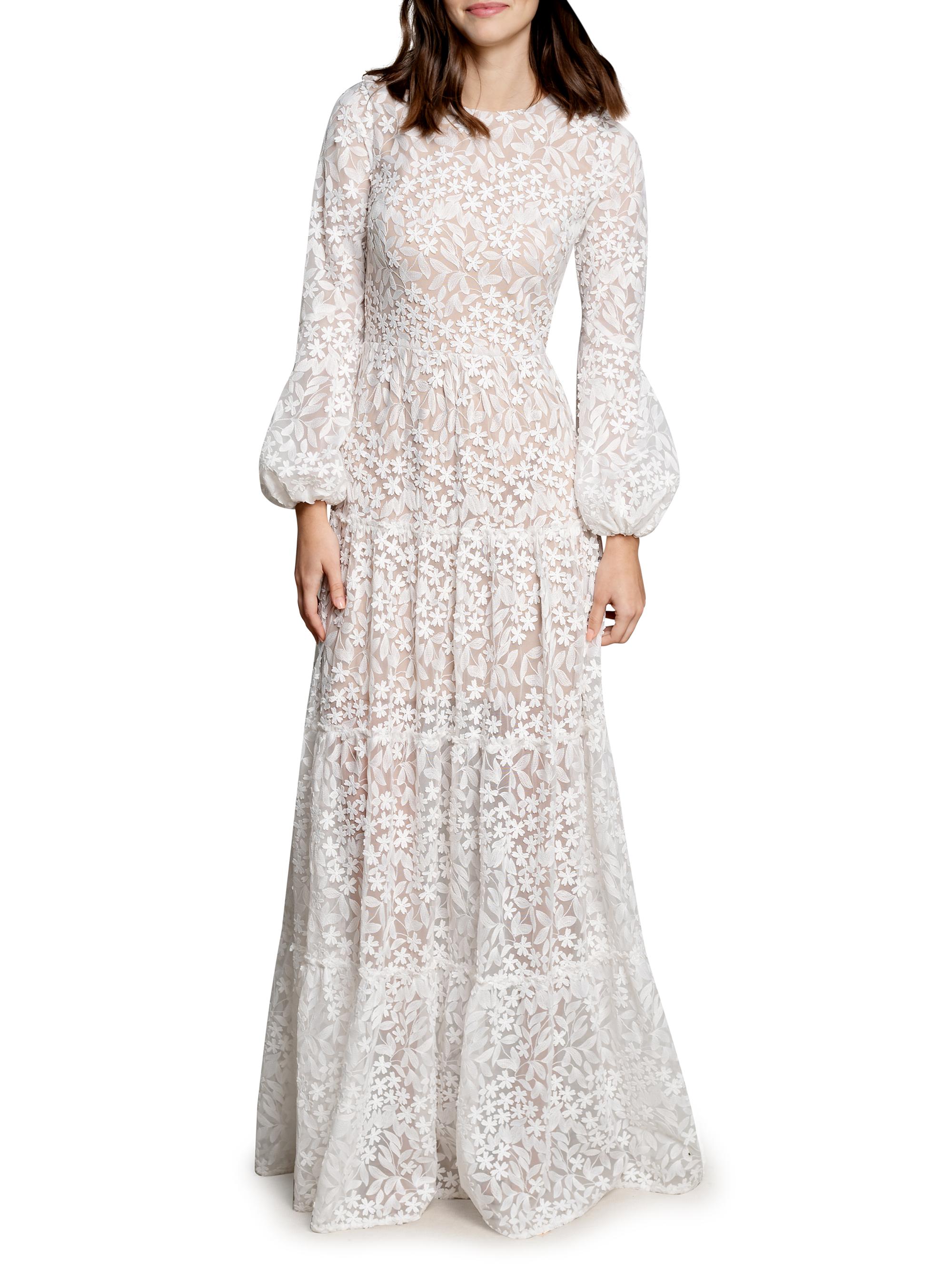 Dress The Population Bridal Lyra Floral Gown Saks Fifth Avenue