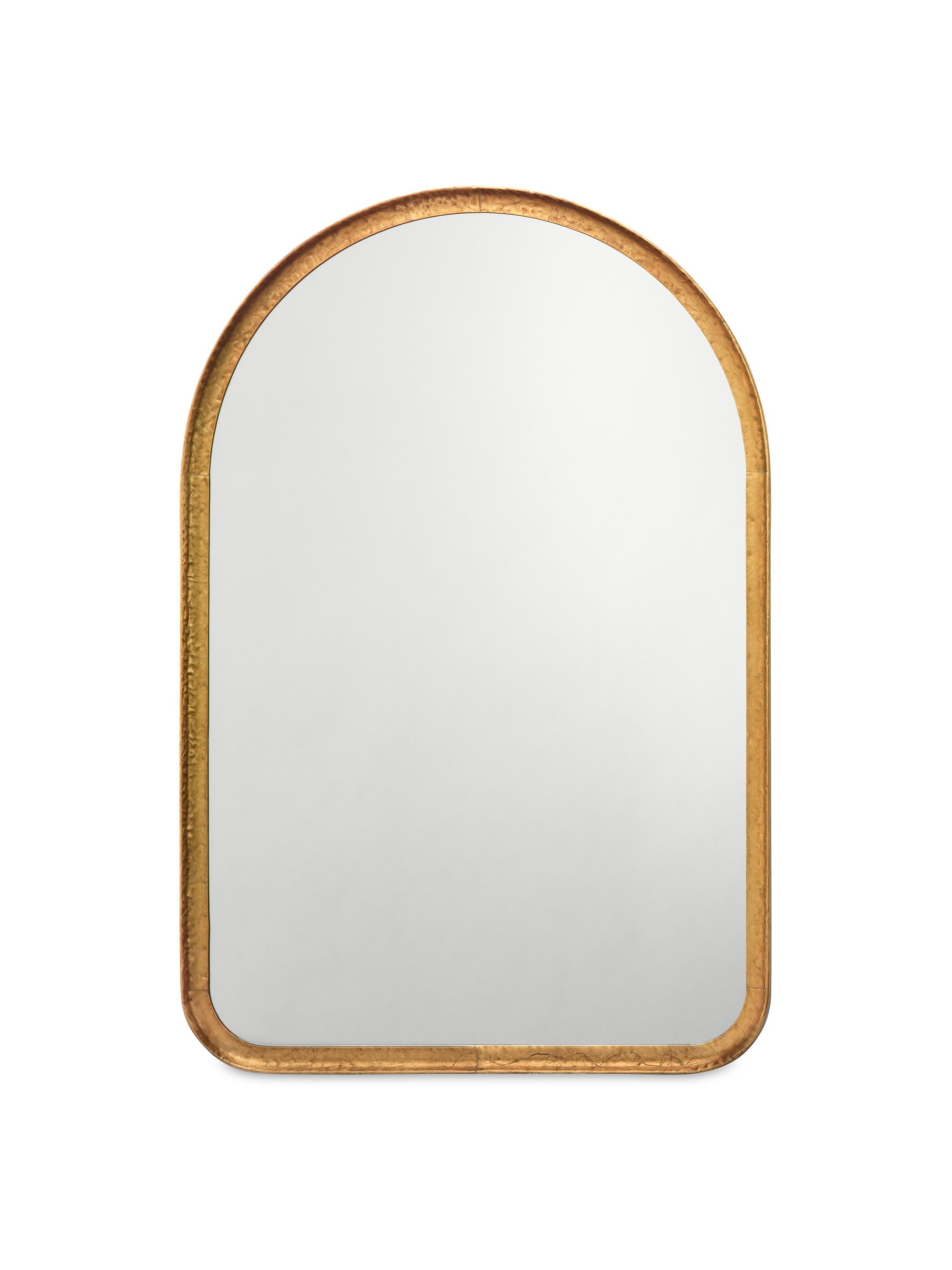 Jamie Young Co. Arch Gold Leaf Metal Mirror - Gold Leaf