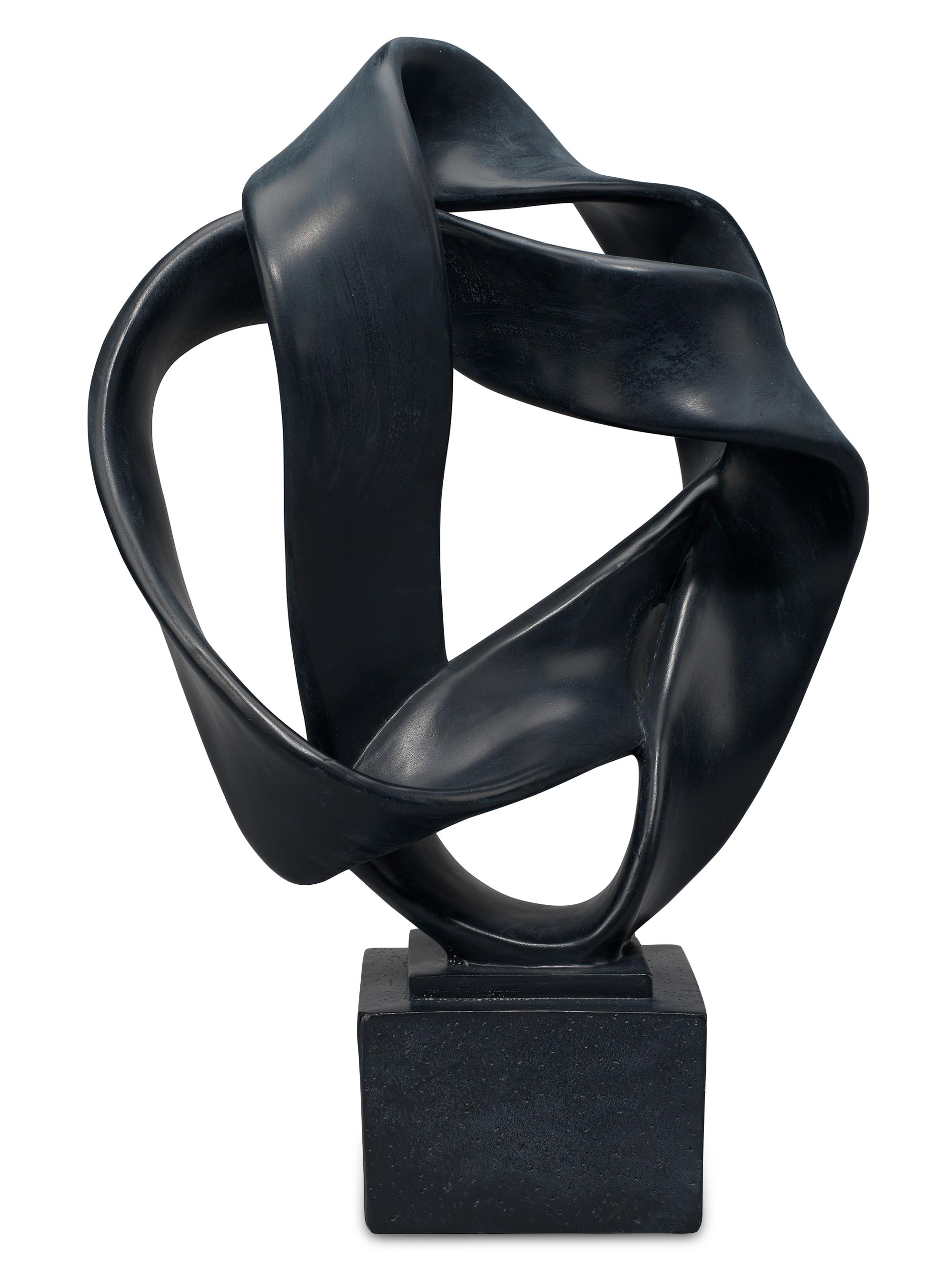 Jamie Young Co. Intertwined Decorative Resin Object - Black