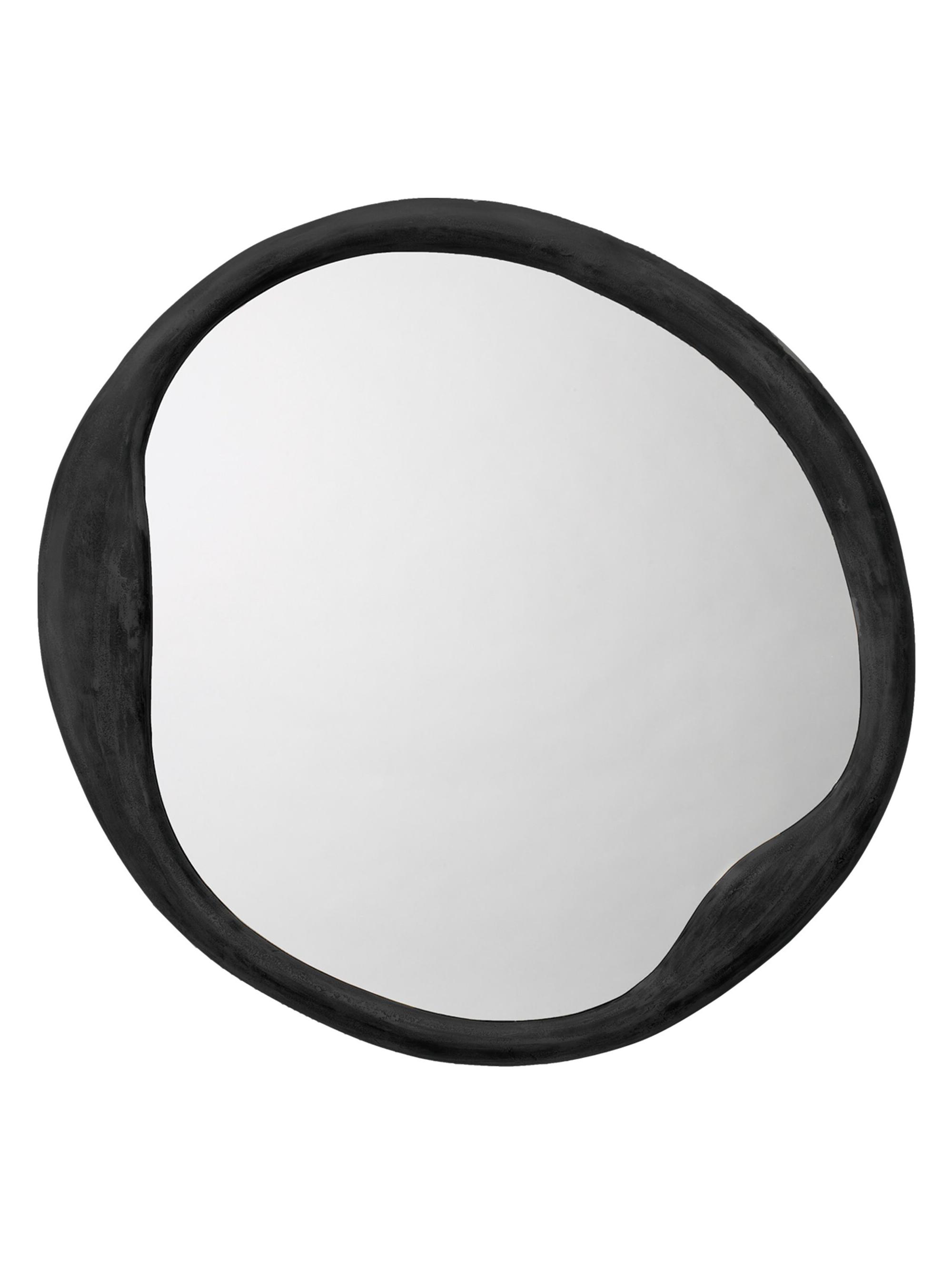 Jamie Young Co. Organic Antique Iron Round Mirror - Antique Iron