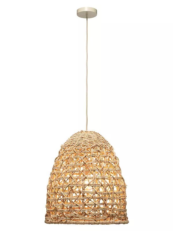Netted Wrapped Rope Pendant Lamp