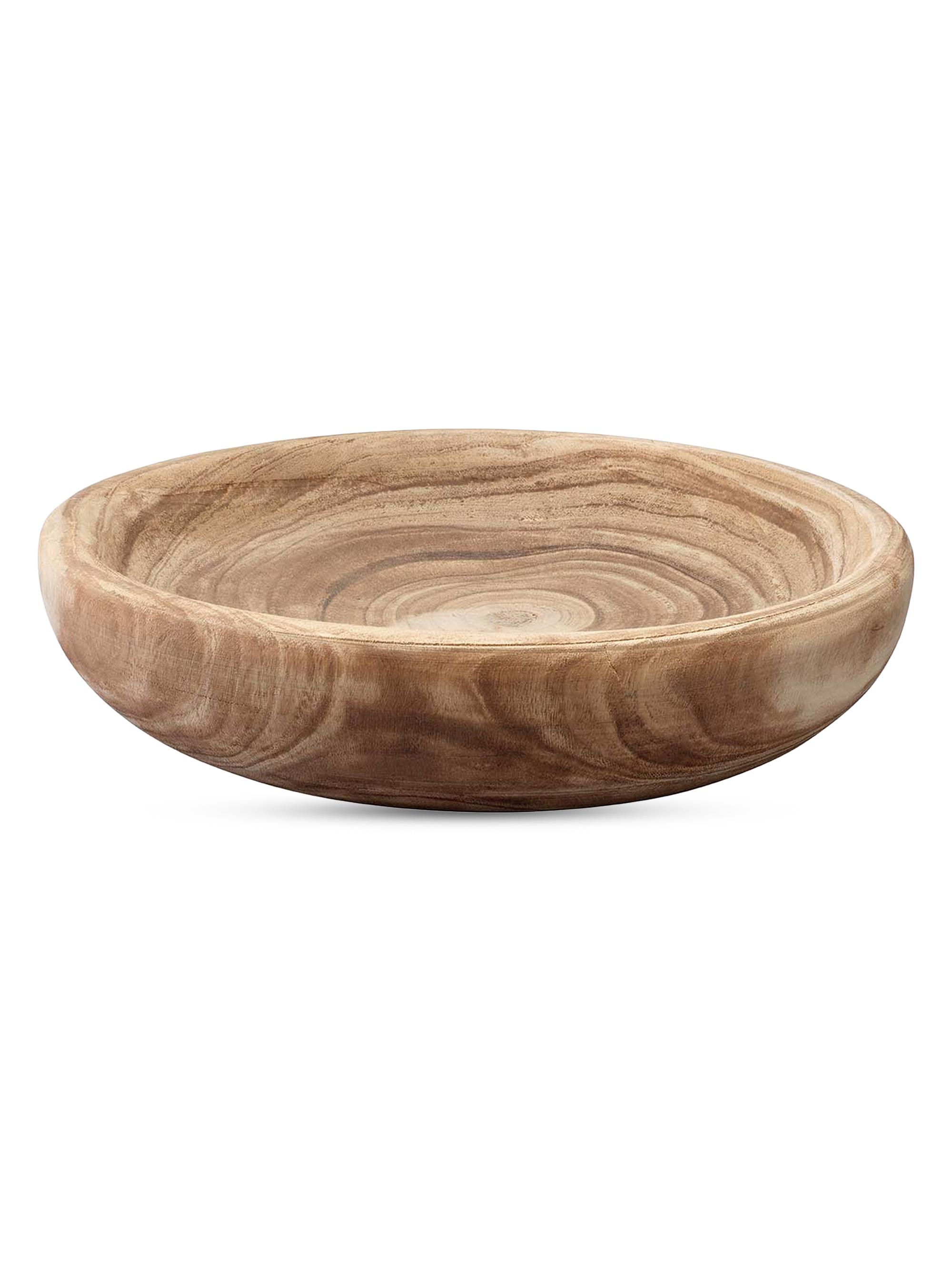 Jamie Young Co. Laurel Small Wooden Bowl - Natural Wood