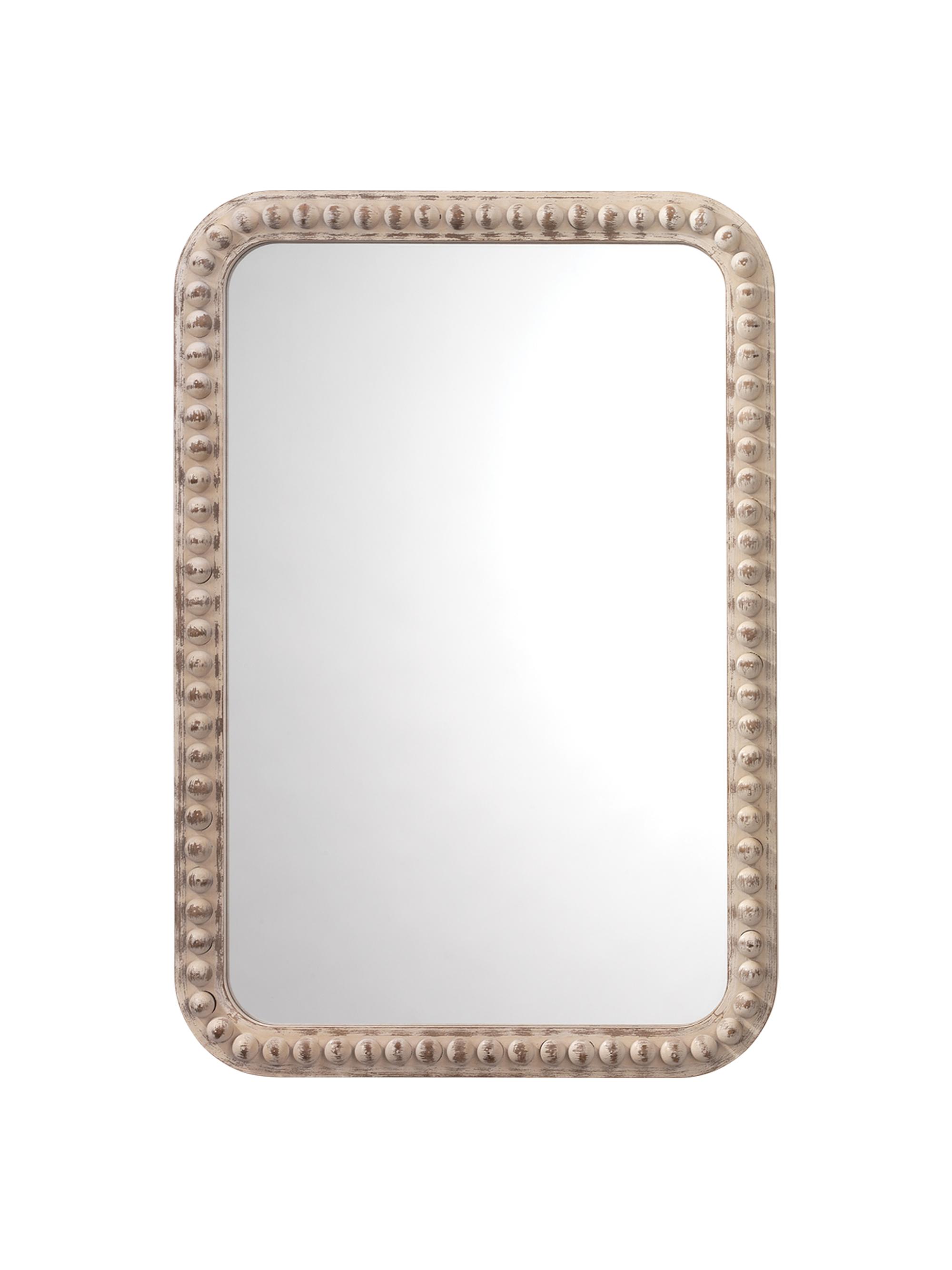 Jamie Young Co. Rectangular Audrey Wood Mirror - White Wash