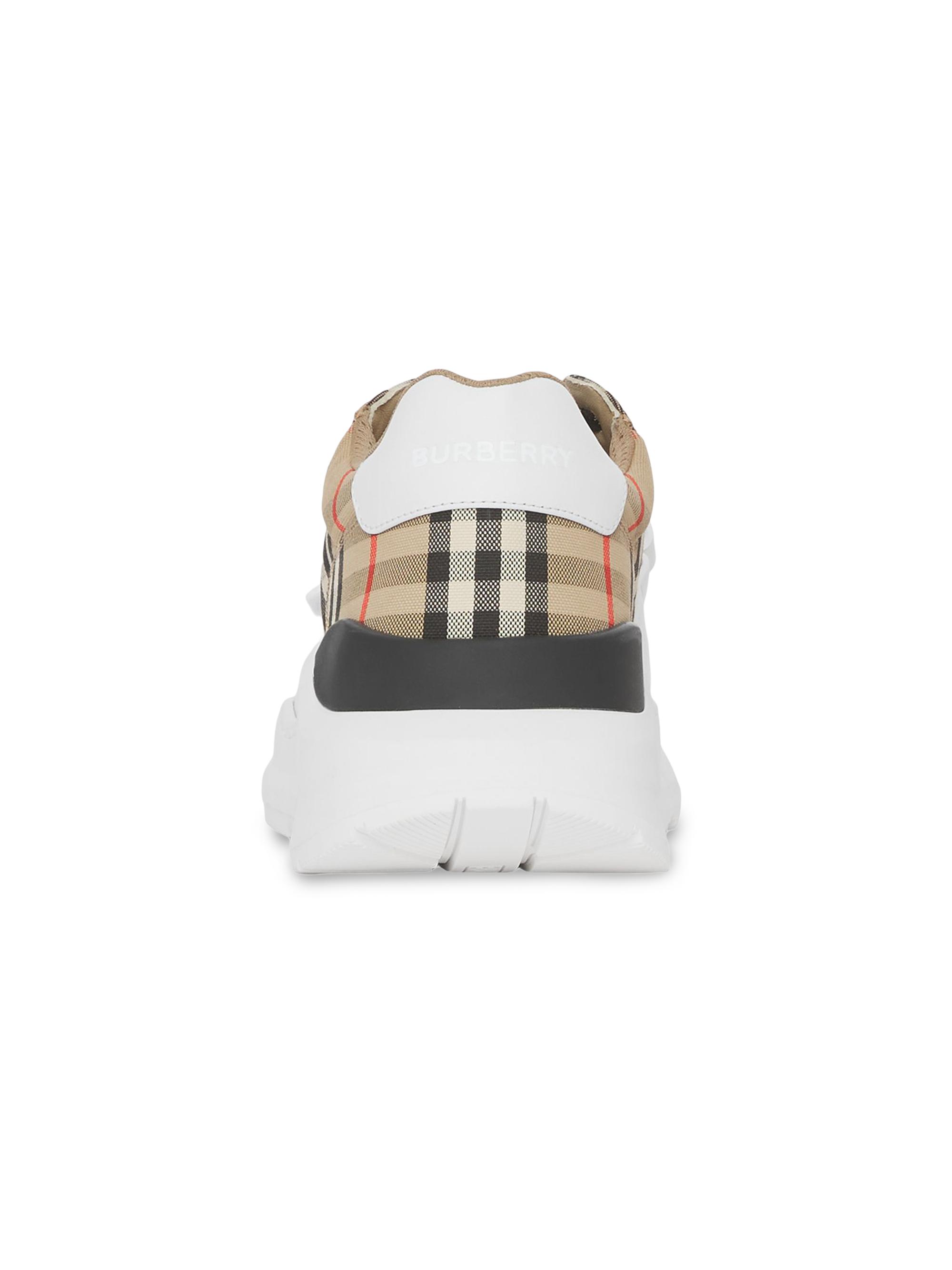 BURBERRY　sizuku BURBERRY sizuku Burberry Jack Check Low-Top Sneakers