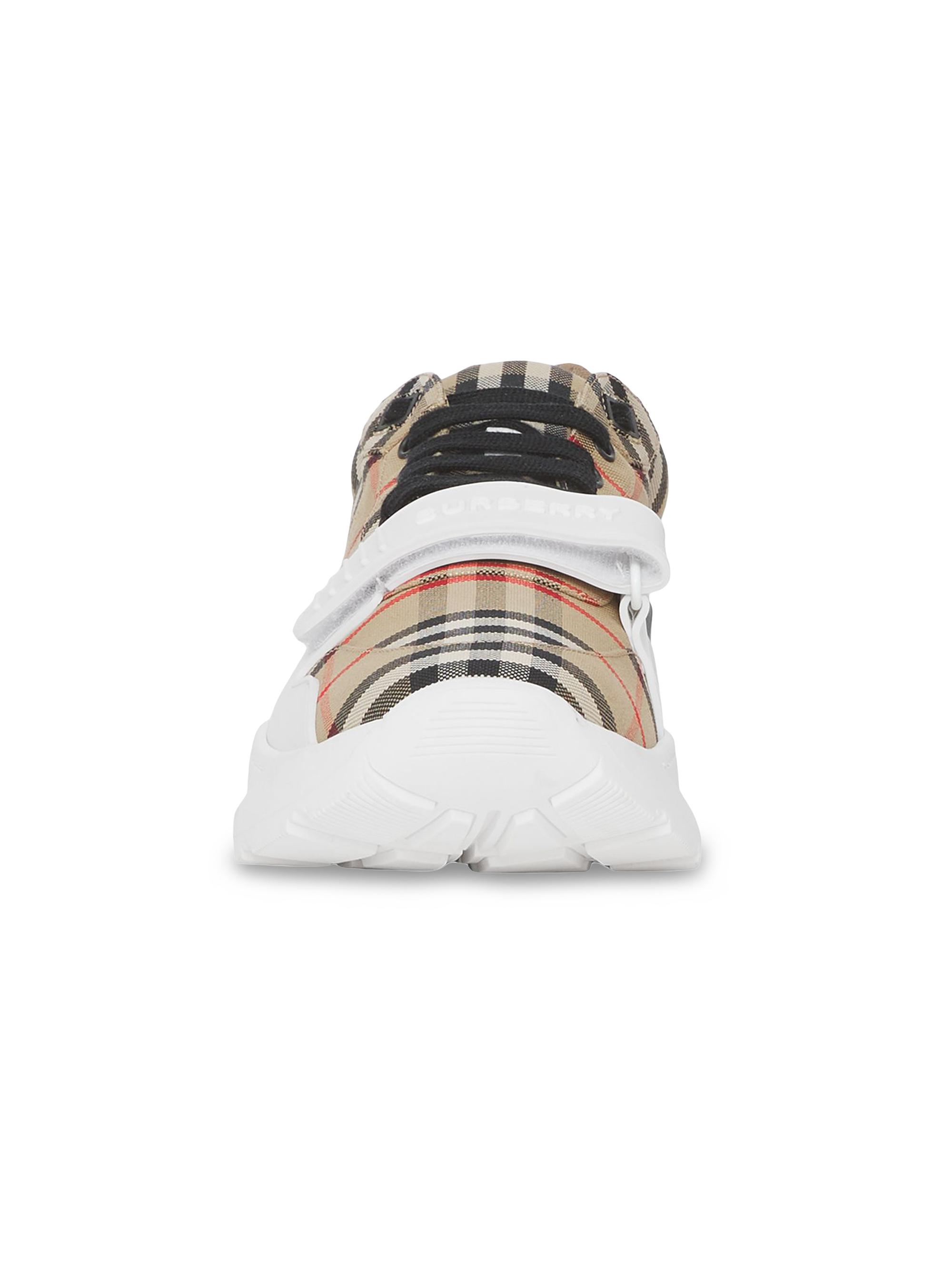 Burberry New Ramsey Check Sneakers | Saks Fifth Avenue