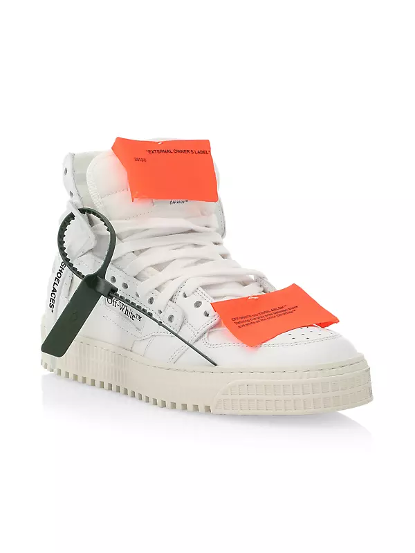 Off White Cup Sole 3.0 Off Court Leather Sneakers Virgil Abloh