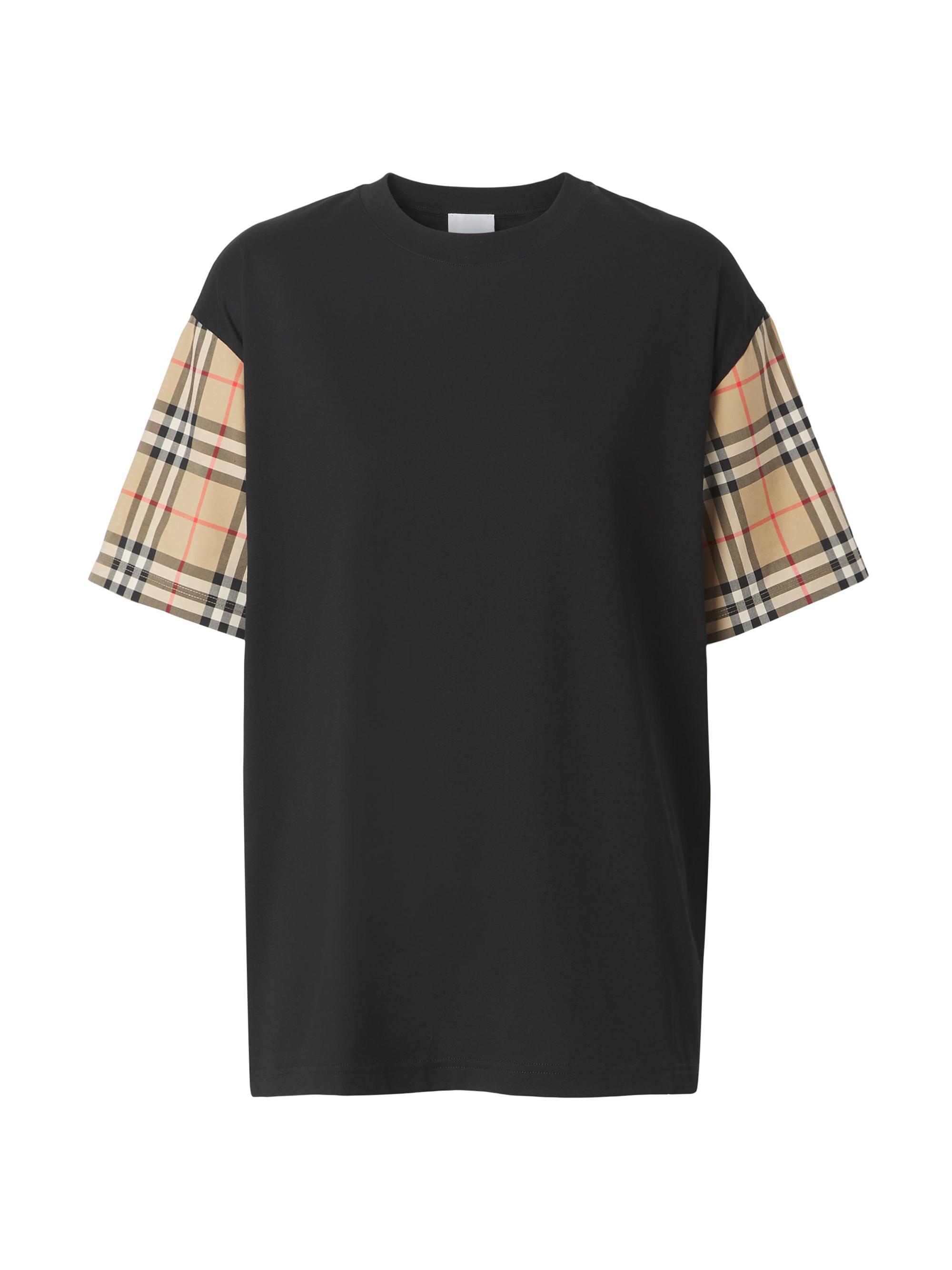 Burberry Carrick Check Sleeve T-Shirt | Saks Fifth Avenue