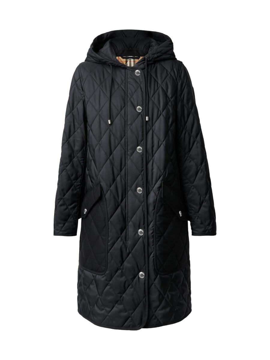BURBERRY☆ROXBY チェックデザイン コート LADIES BLACK Burberry Roxby Archive Quilted Logo Jacket | Saks Fifth Avenue