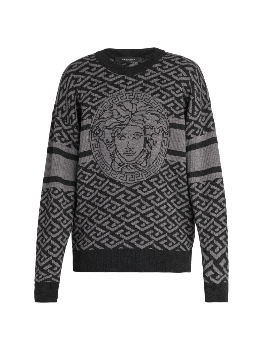Versace Greca Signature Knit Sweater | Saks Fifth Avenue