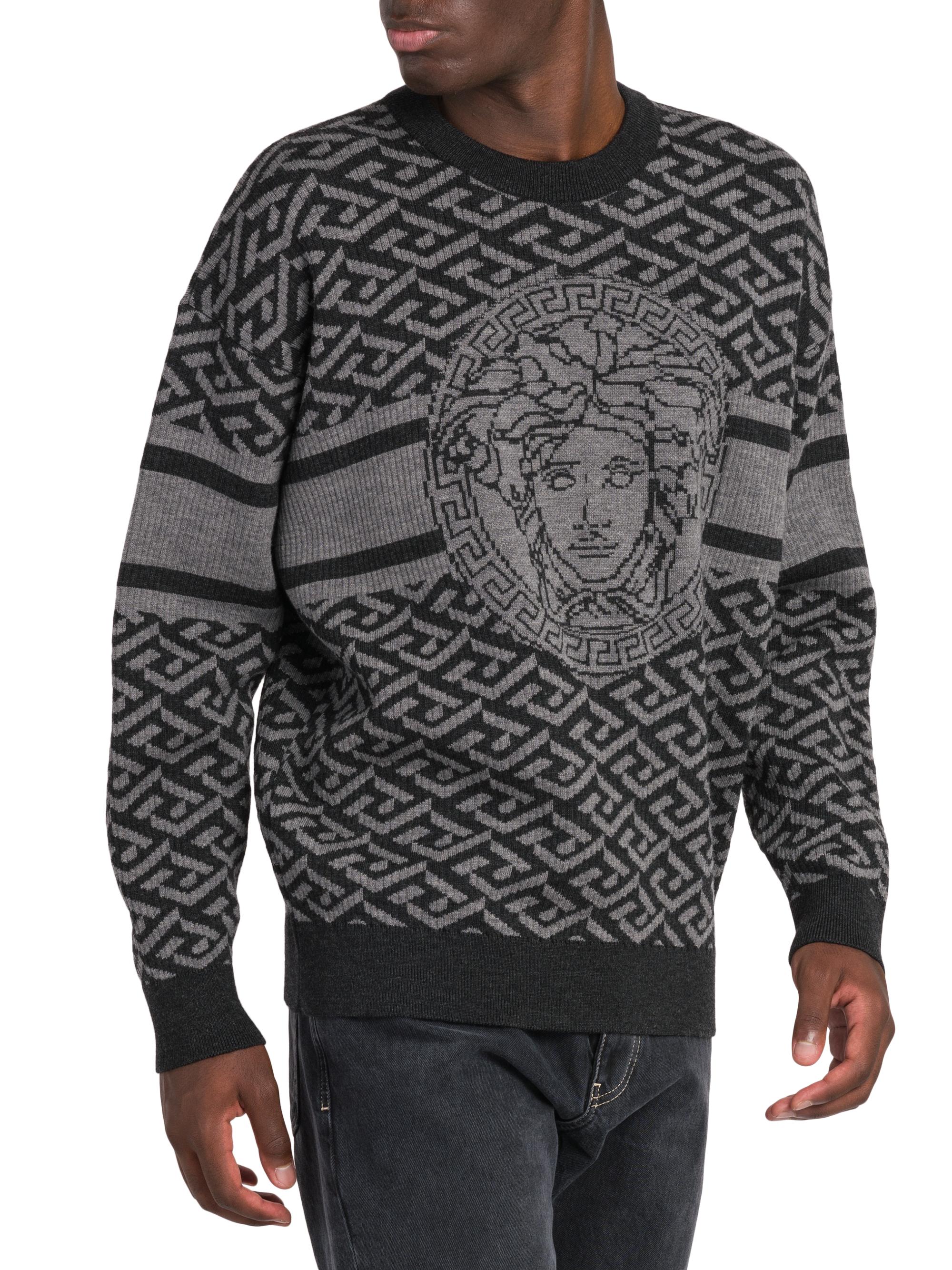 Versace Greca Signature Knit Sweater | Saks Fifth Avenue