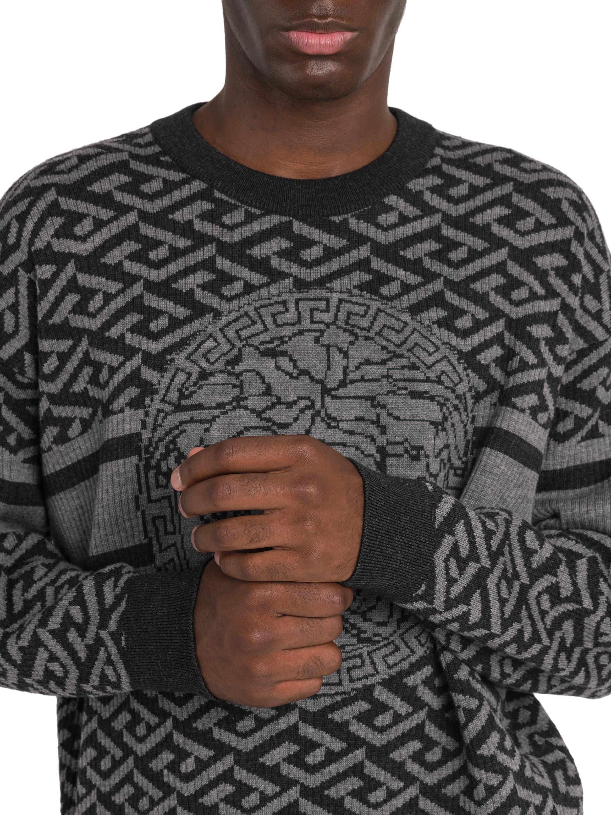 Versace Greca Signature Knit Sweater | Saks Fifth Avenue