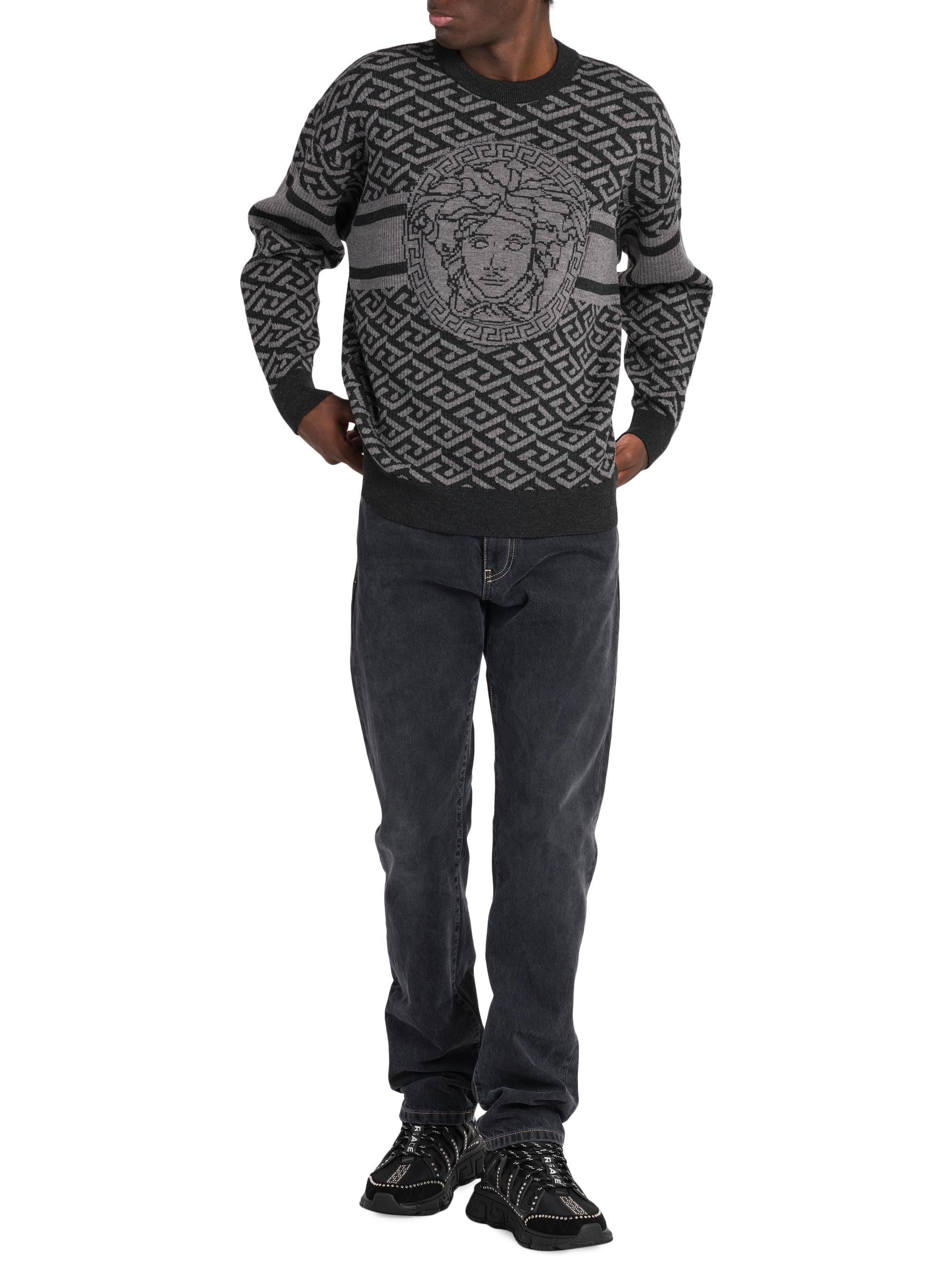 Versace Greca Signature Knit Sweater | Saks Fifth Avenue