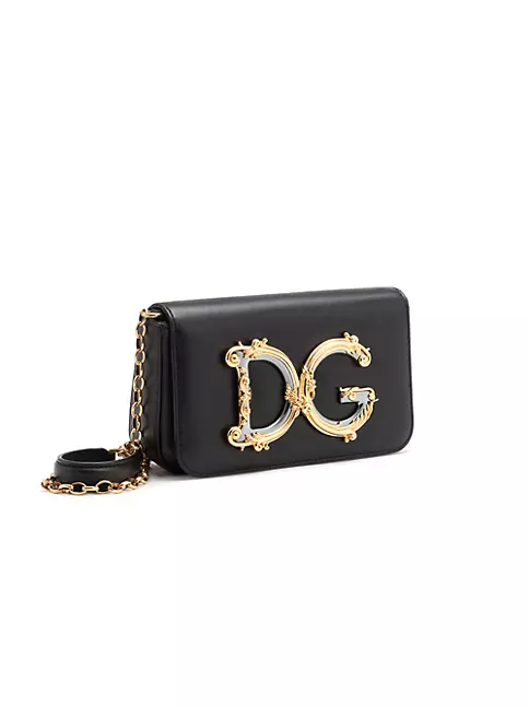 Dolce & Gabbana Dauphine calfskin wallet with branded tag - ShopStyle