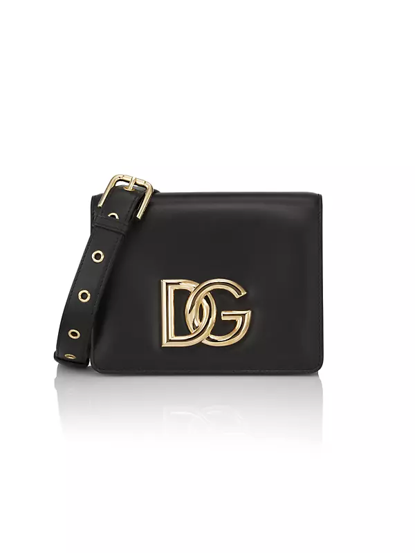 Shop Dolce&Gabbana DG Millennials Leather Crossbody Bag | Saks 