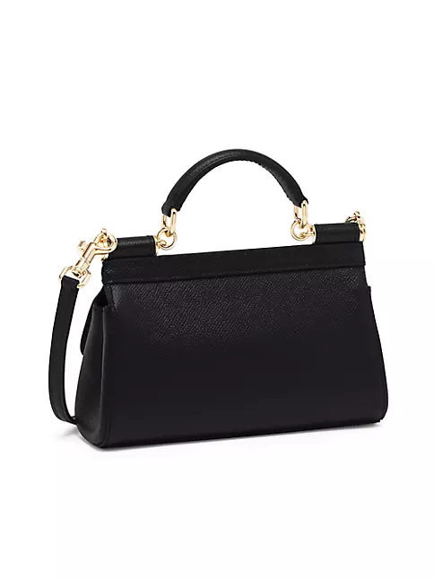 Dolce & Gabbana Women's Small Sicily Leather Top Handle Bag