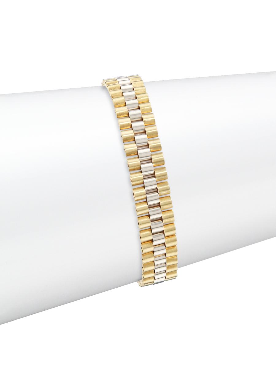 Saks Fifth Avenue Collection Two-Tone 14K Gold Panther
