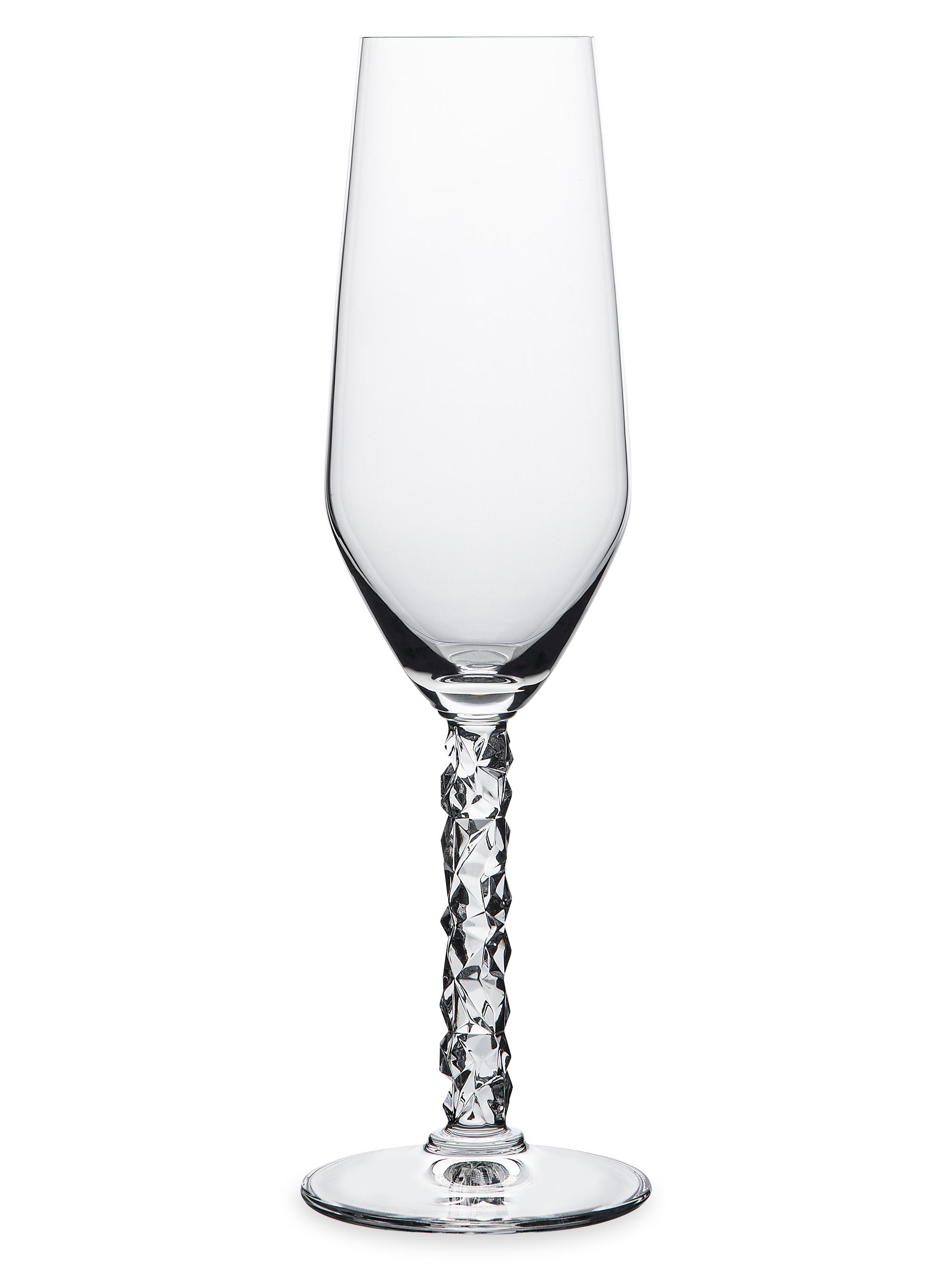 Orrefors Carat 2-Piece Champagne Glass Set