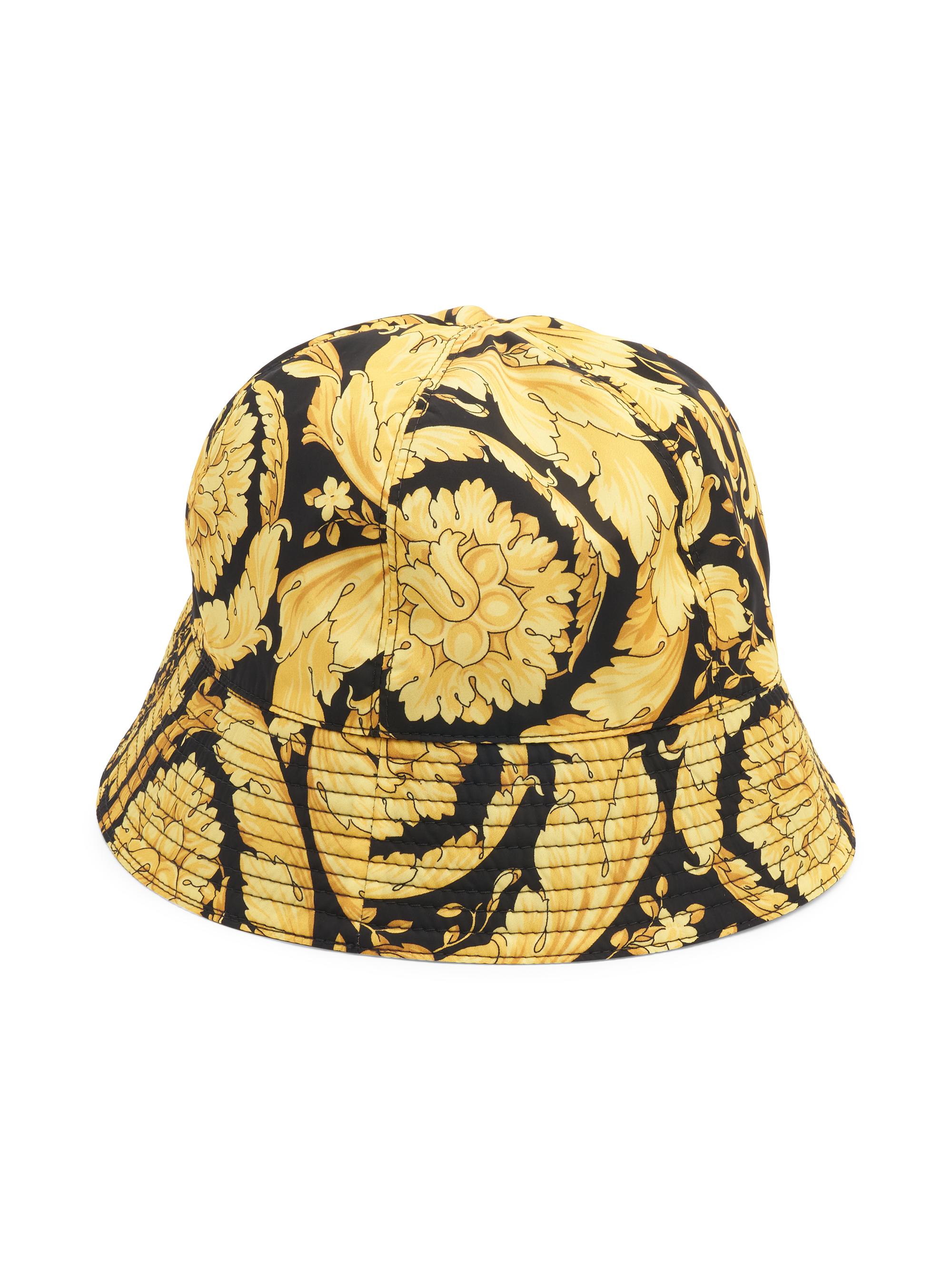 Versace Black & Gold Barocco Nylon Bucket Hat – New Orleans 