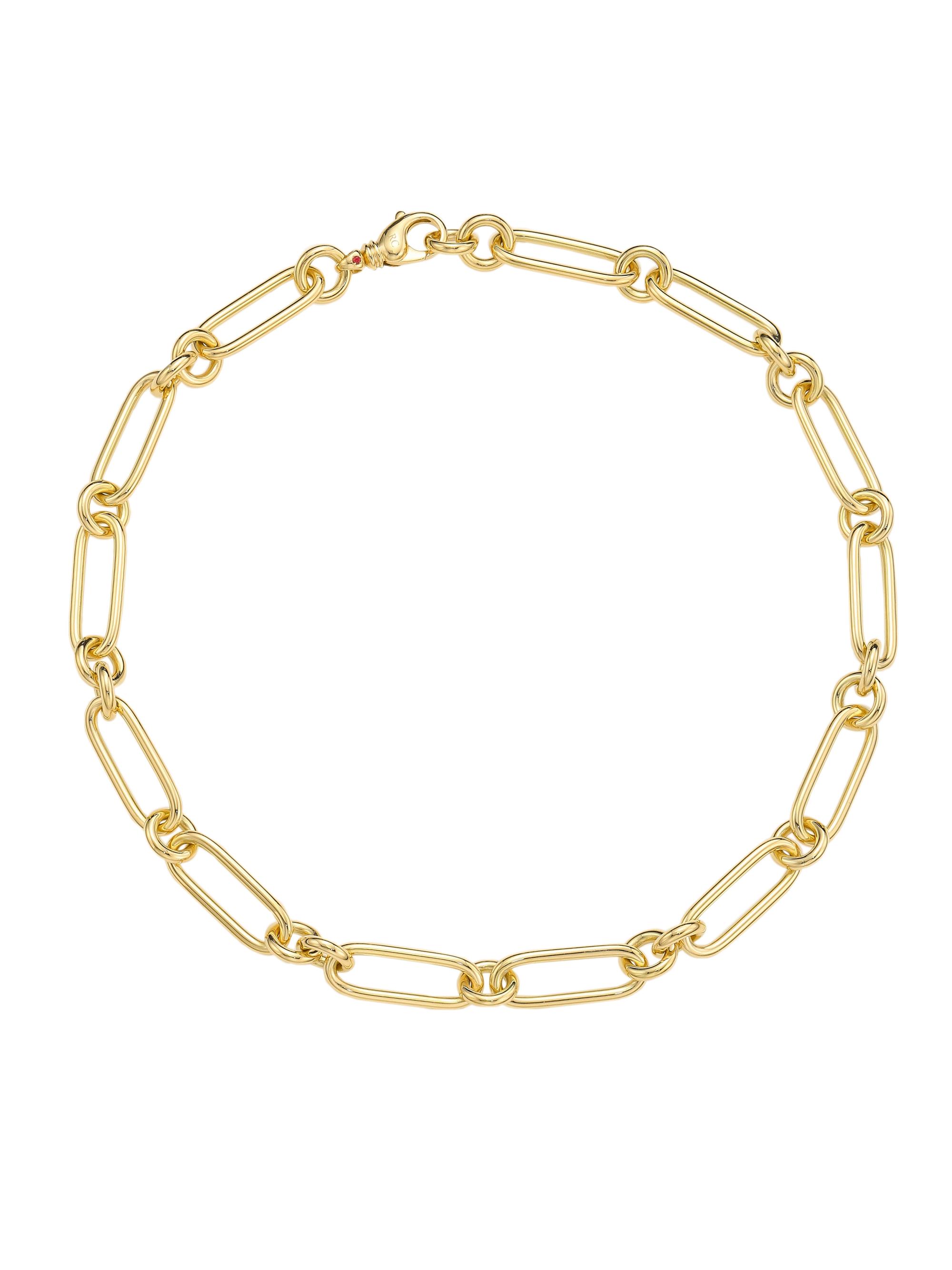 Roberto Coin Women's 18K Yellow Gold Paper Clip Chain Necklace/18" - Yellow Gold