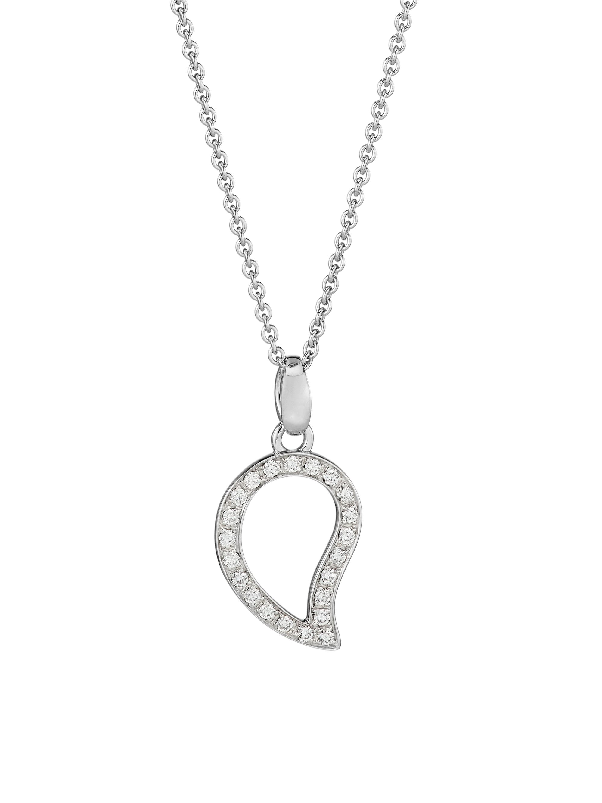 Tamara Comolli Women's Signature  18k White Gold & Diamond PavéPendant Necklace - White Gold