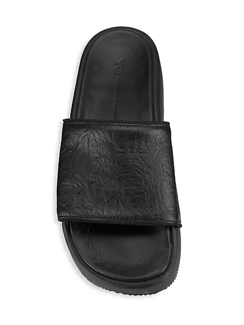 Shop adidas Y-3 Unisex Platform Leather Slides | Saks Fifth Avenue