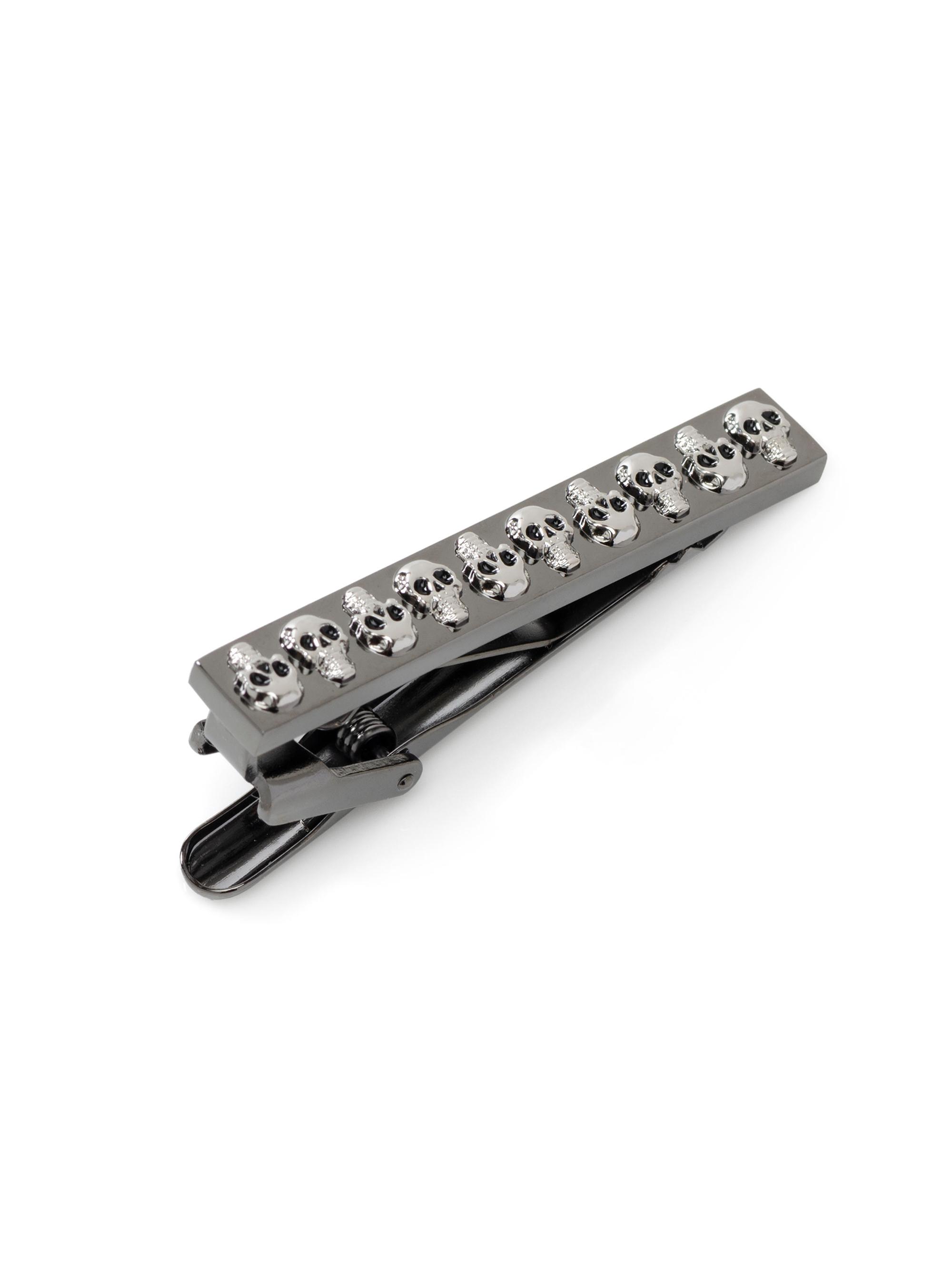 Cufflinks, Inc. Men's Skull Tie Clip - Black