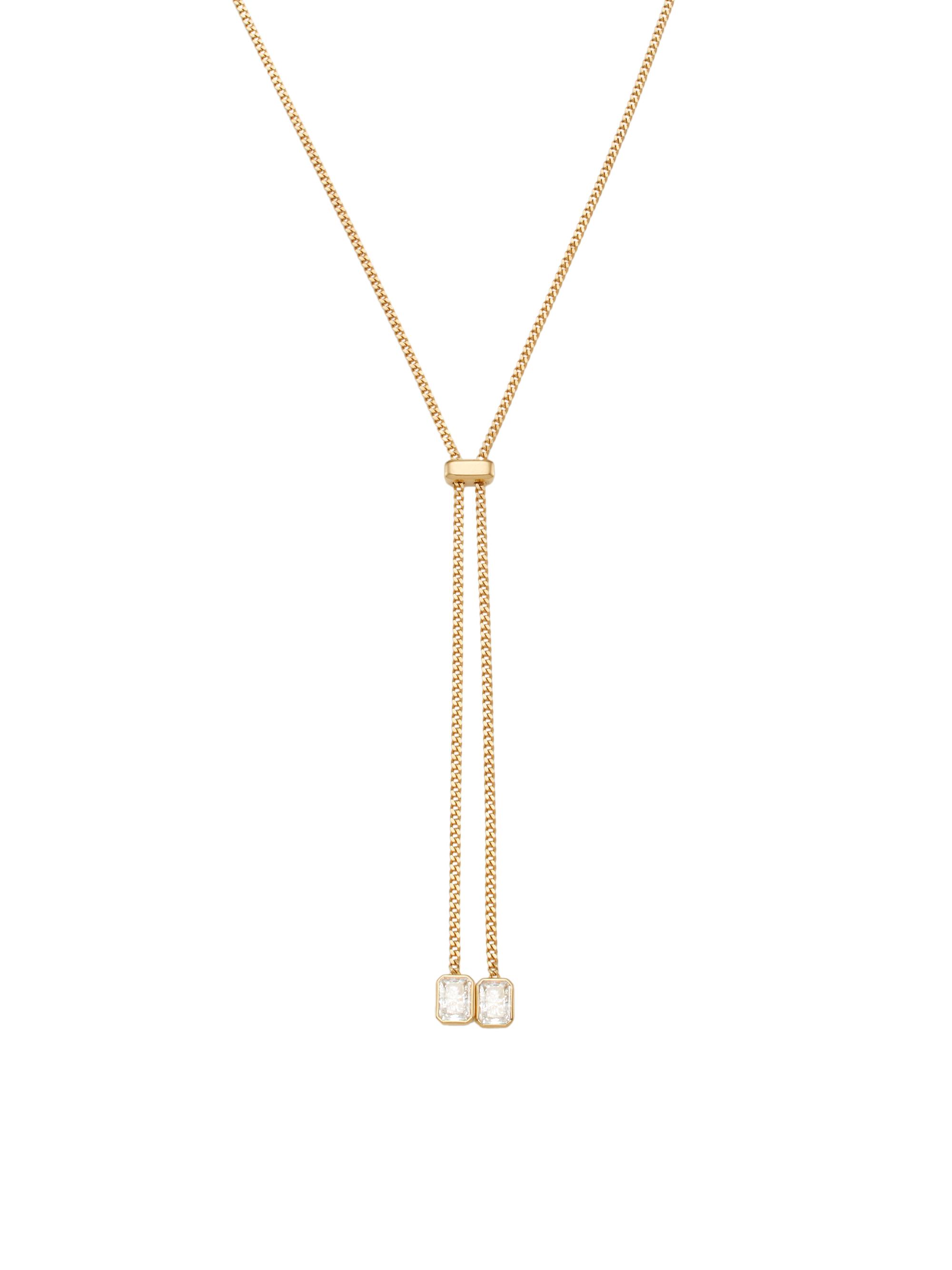 Adriana Orsini Women's Elevate 18K Gold-Plated & Cubic Zirconia Lariat Necklace - Gold