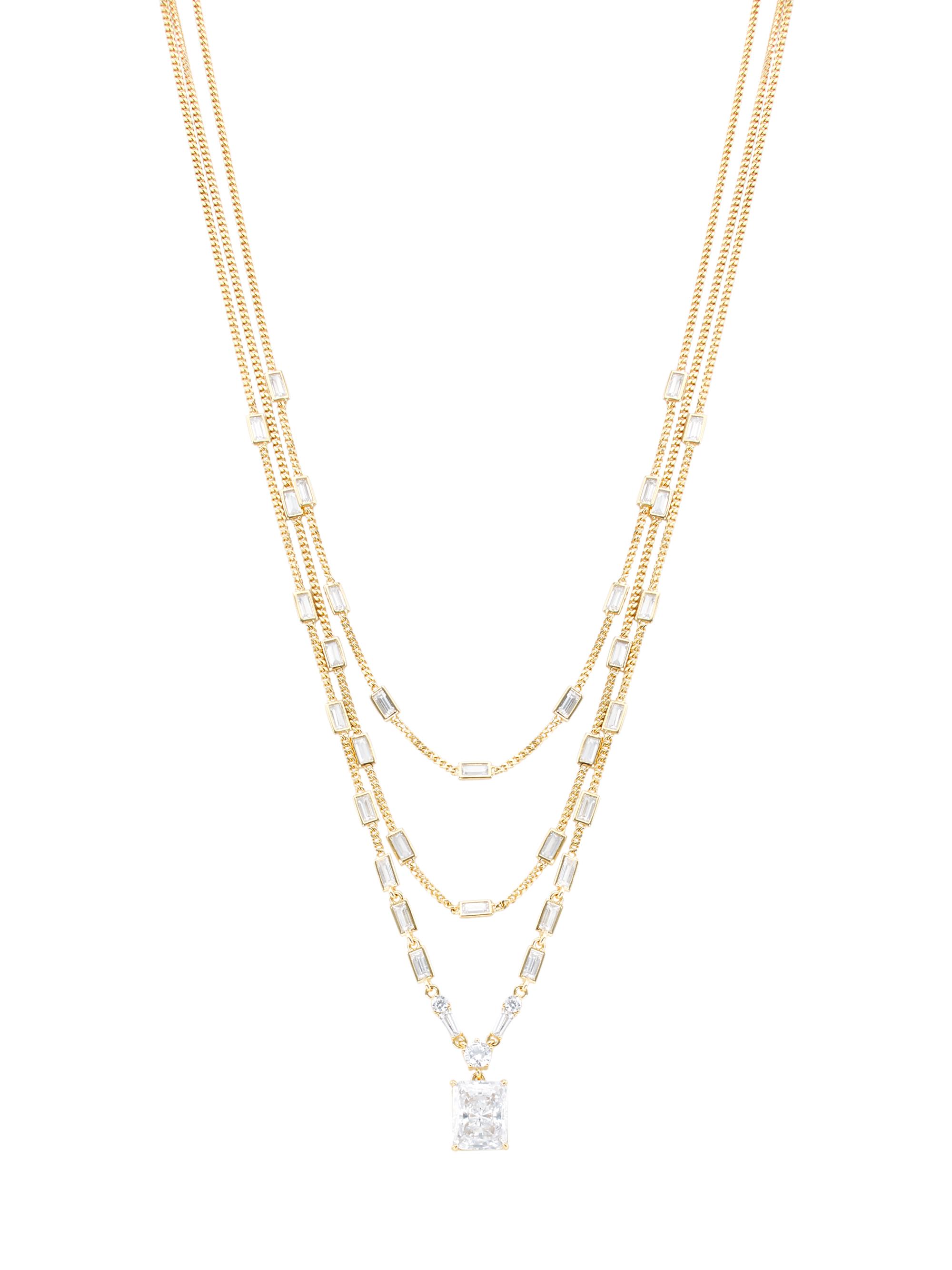 Adriana Orsini Women's Revelry 18K-Gold-Plated & Cubic Zirconia Layered Necklace - Gold