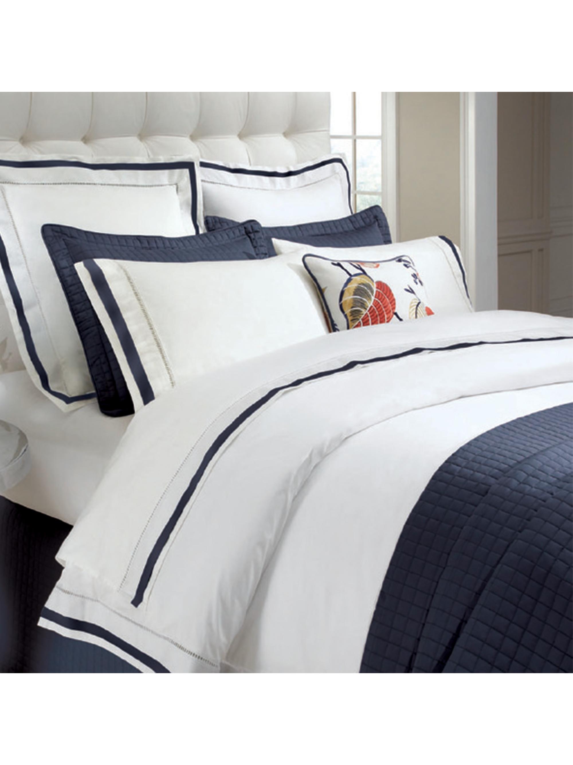 DownTown Company Hotel Lace Sham - Gray King