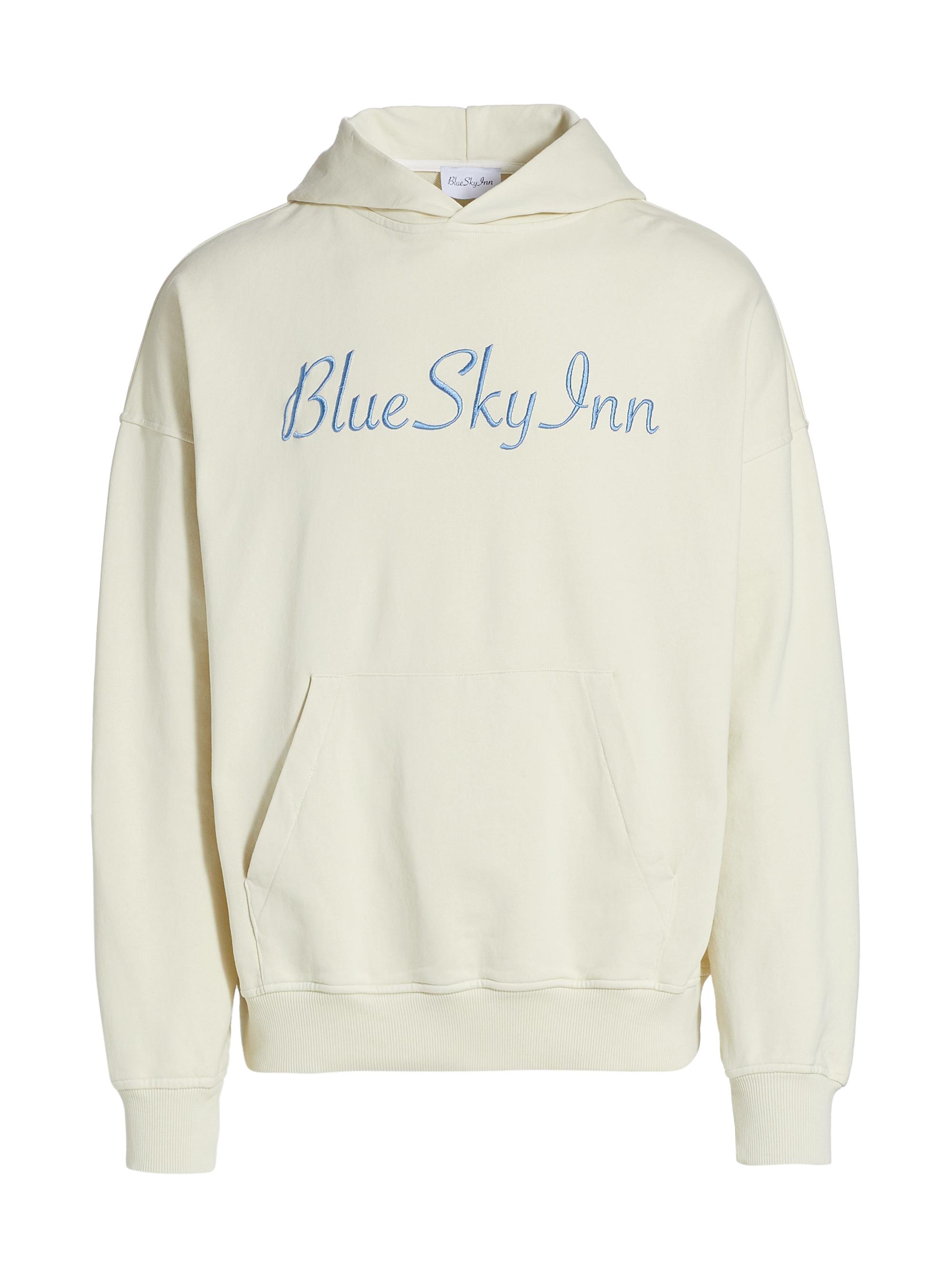 Blue Sky Inn Men's Logo Hoodie Sweatshirt - Cream