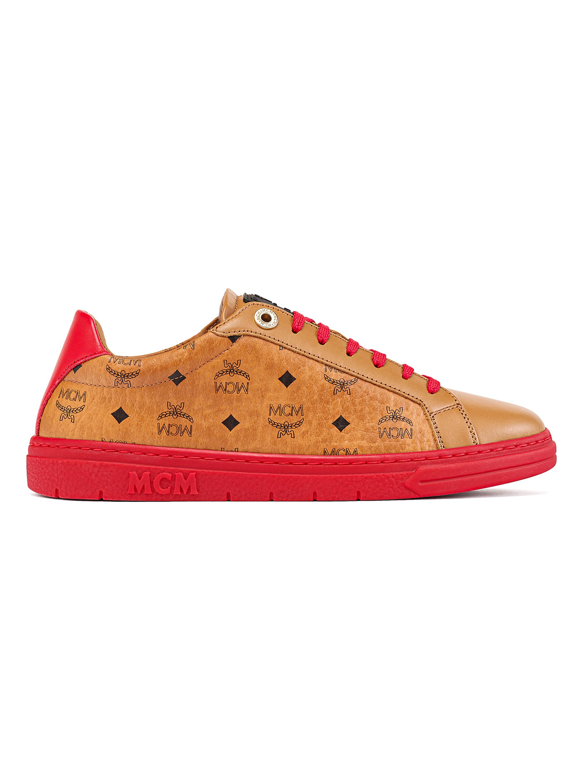 MCM Neo Derby Leather Sneakers | Saks Fifth Avenue